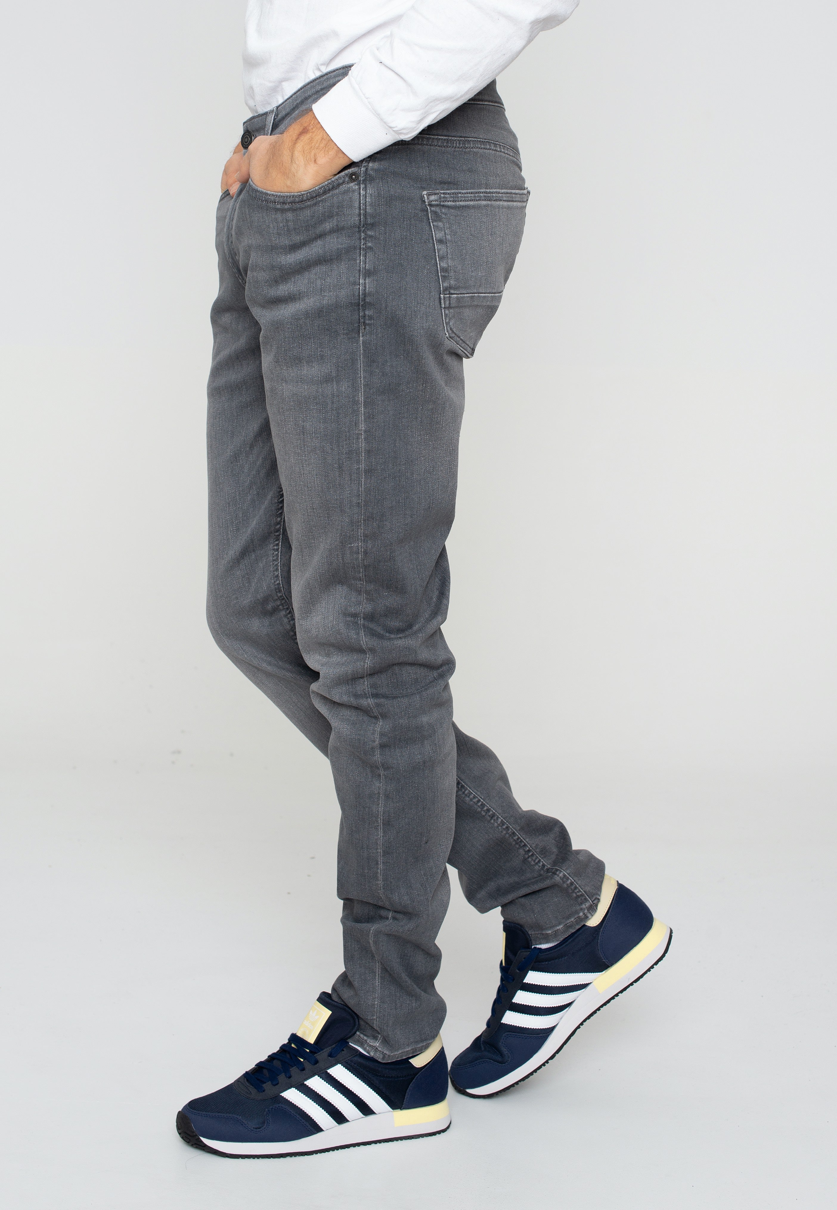 Only & Sons - Loom Slim Grey Denim - Jeans | Men-Image