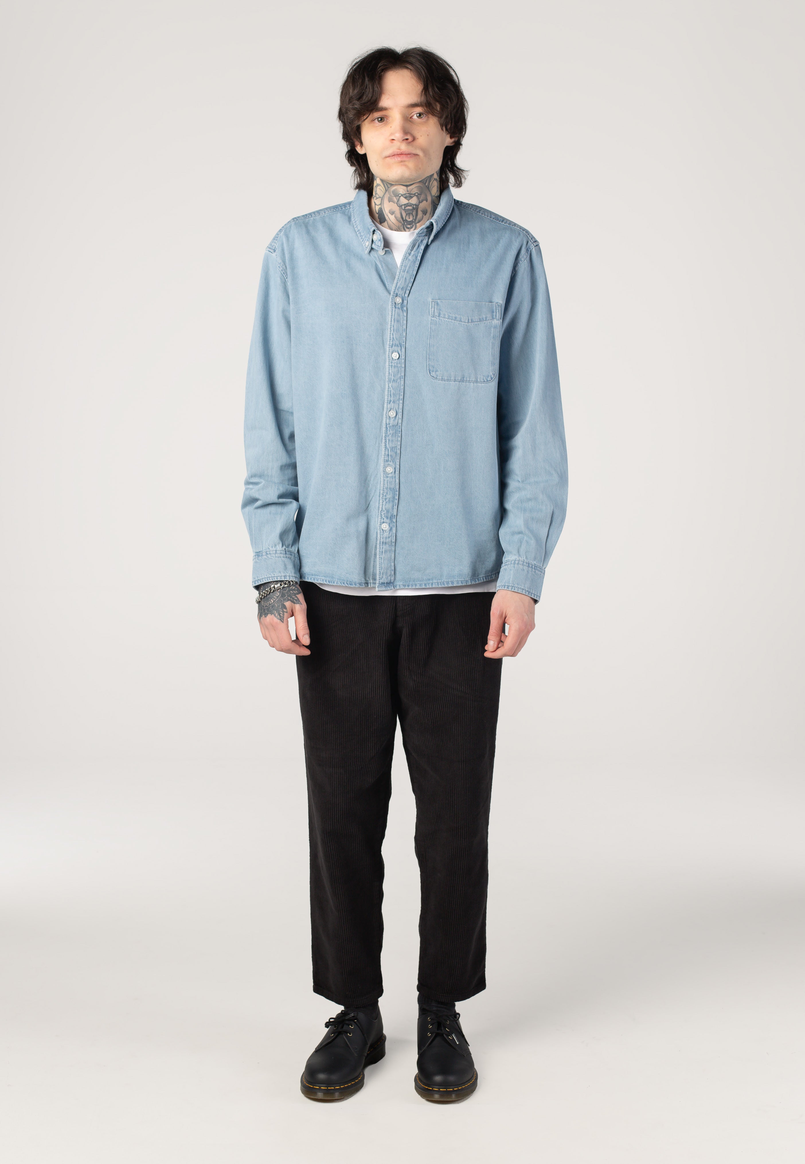 Only & Sons - Orson Light Blue Denim - Shirt | Men-Image