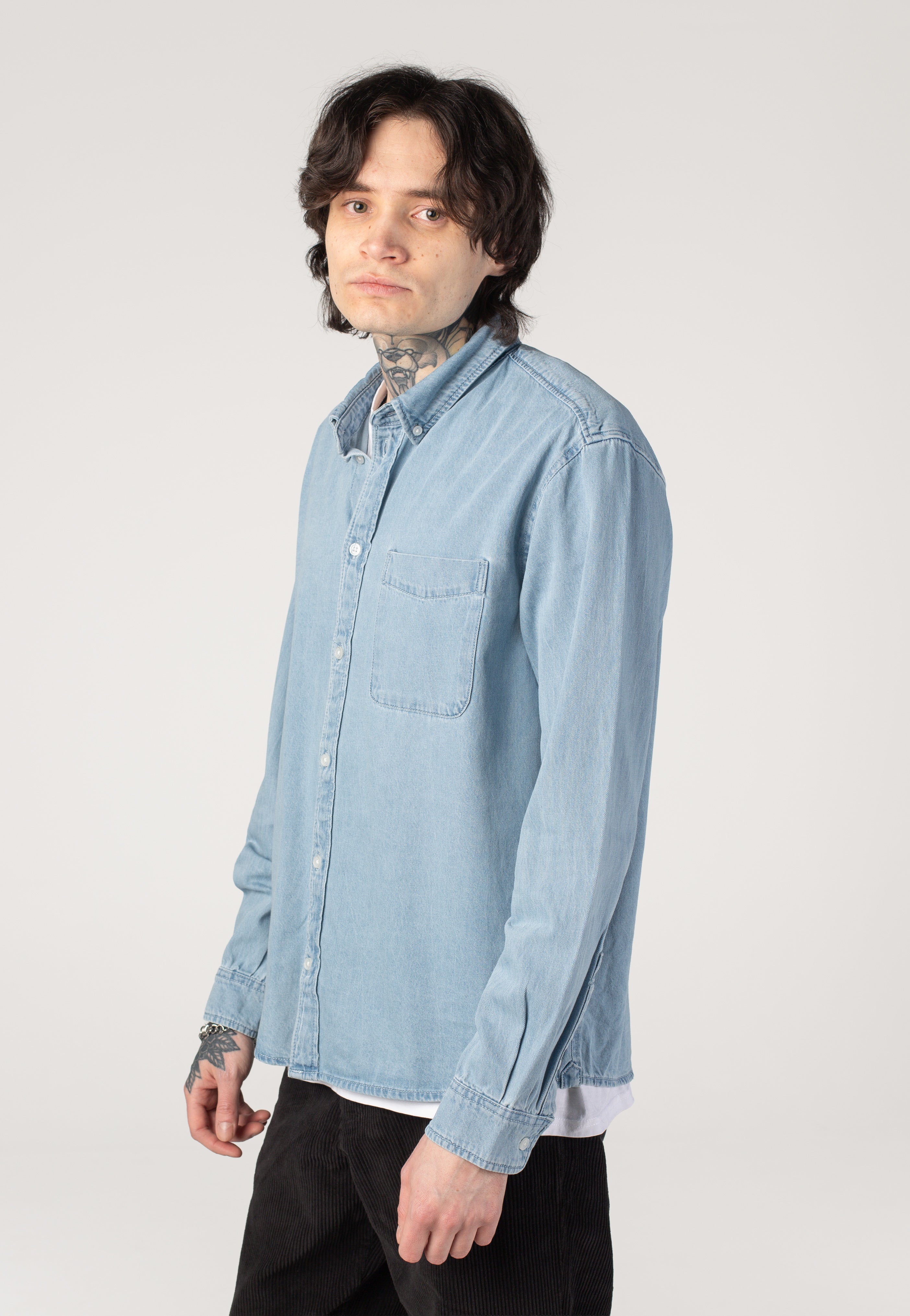 Only & Sons - Orson Light Blue Denim - Shirt | Men-Image