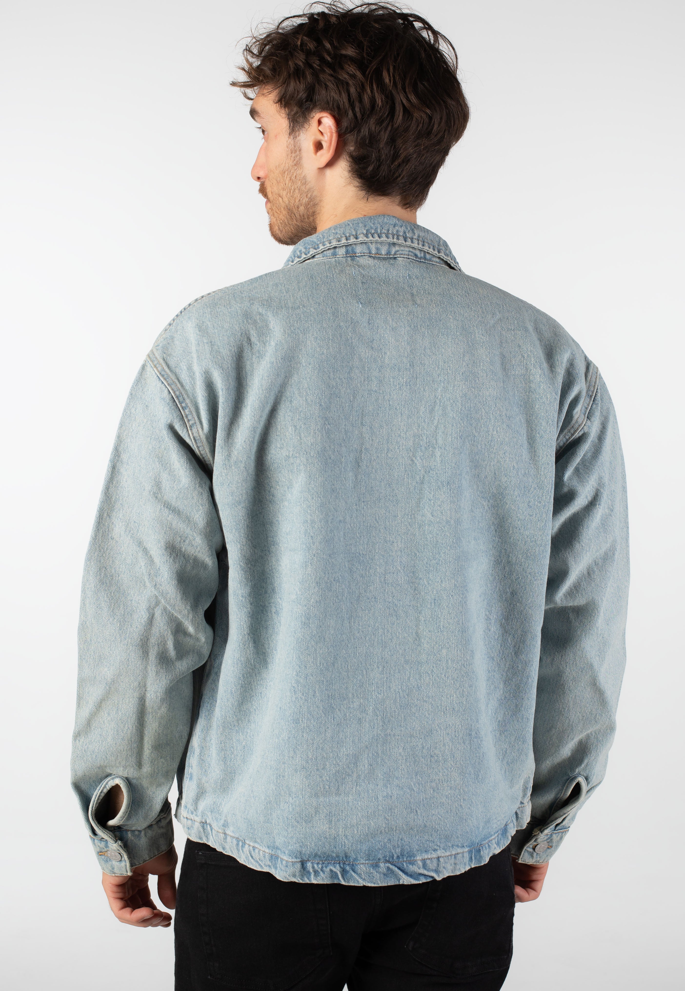 Only & Sons - Sprick Box Medium Blue Denim - Jeans Jacket | Men-Image