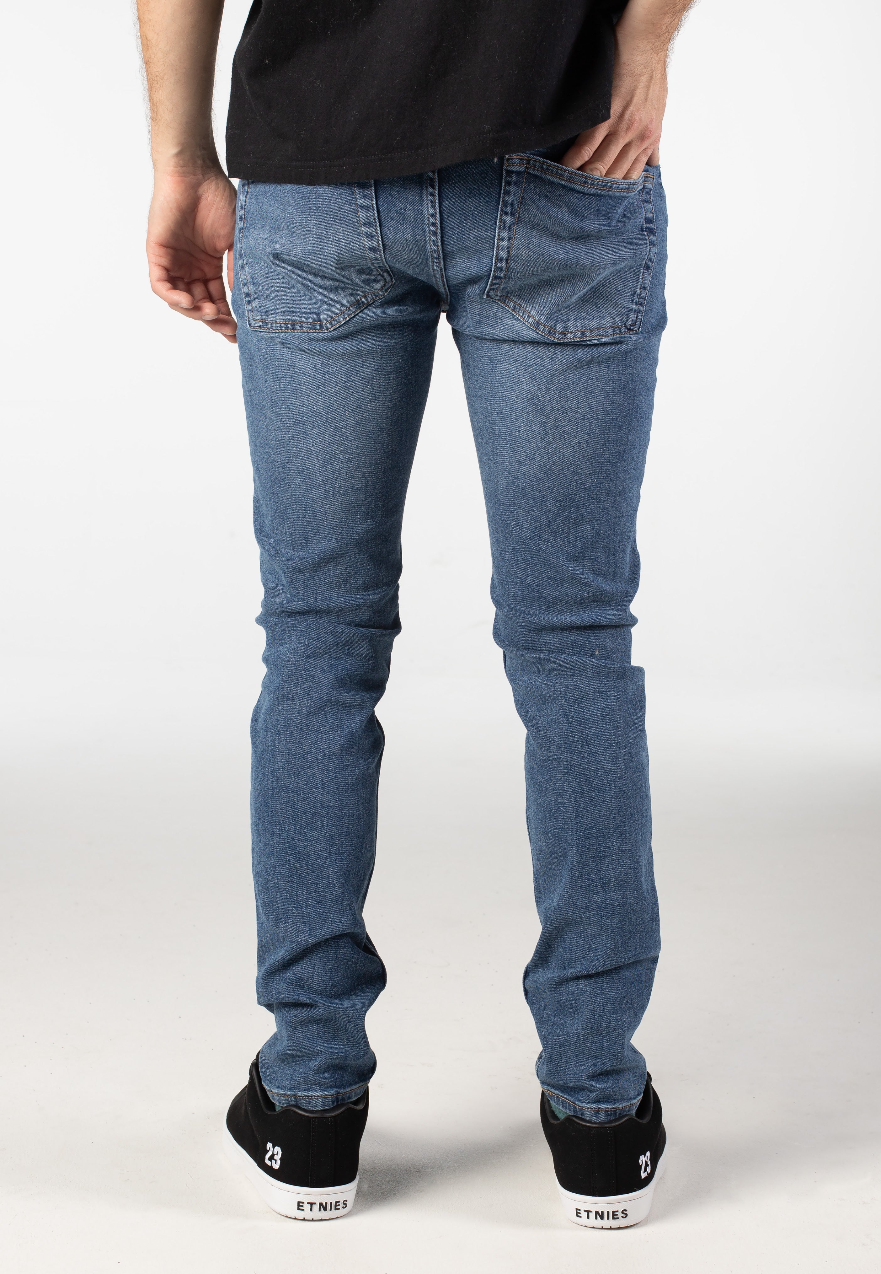 Only & Sons - Warp Skinny Box Pim Medium Blue Denim - Jeans | Men-Image