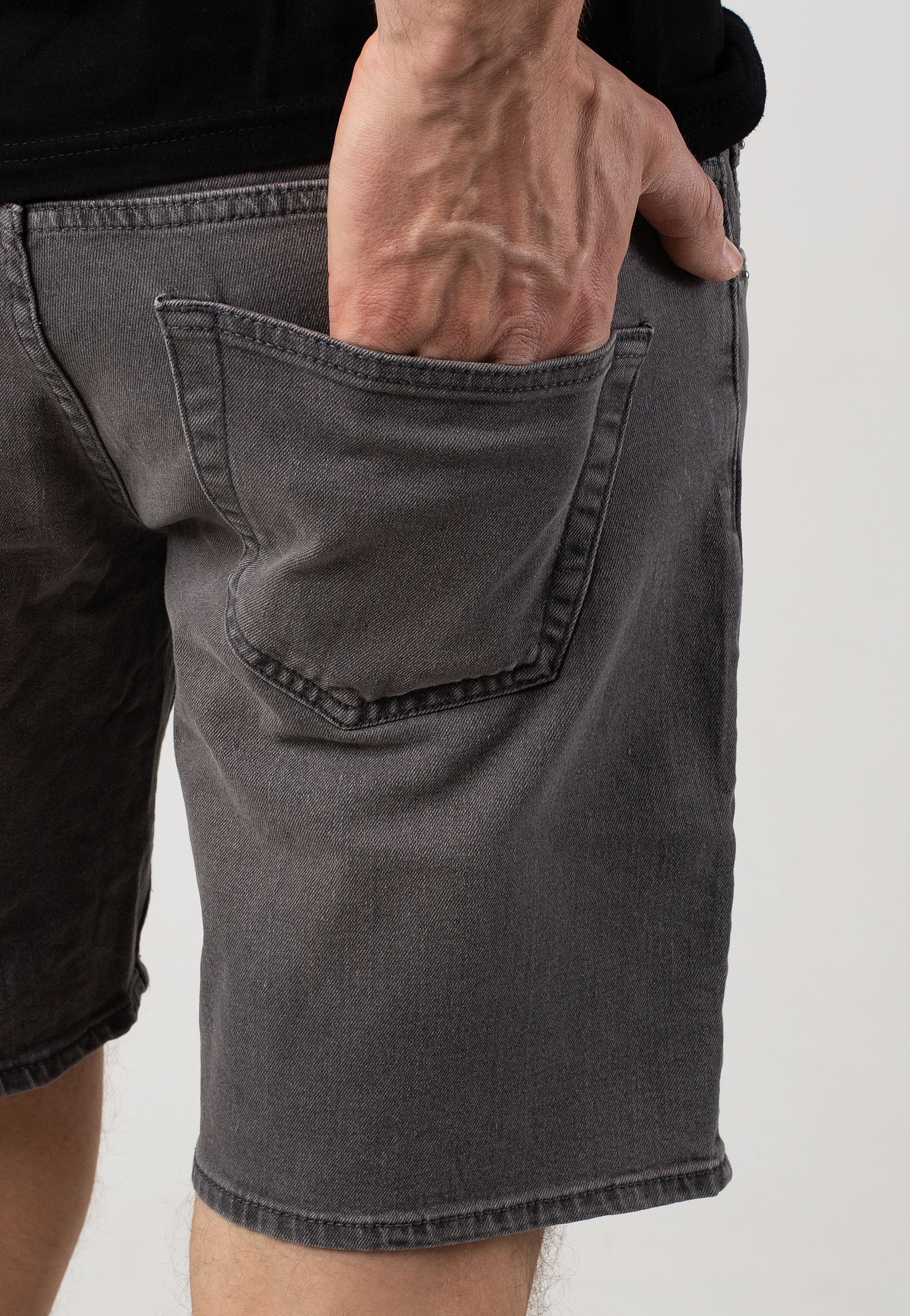 Only & Sons - Weft Medium Grey Denim - Shorts | Men-Image