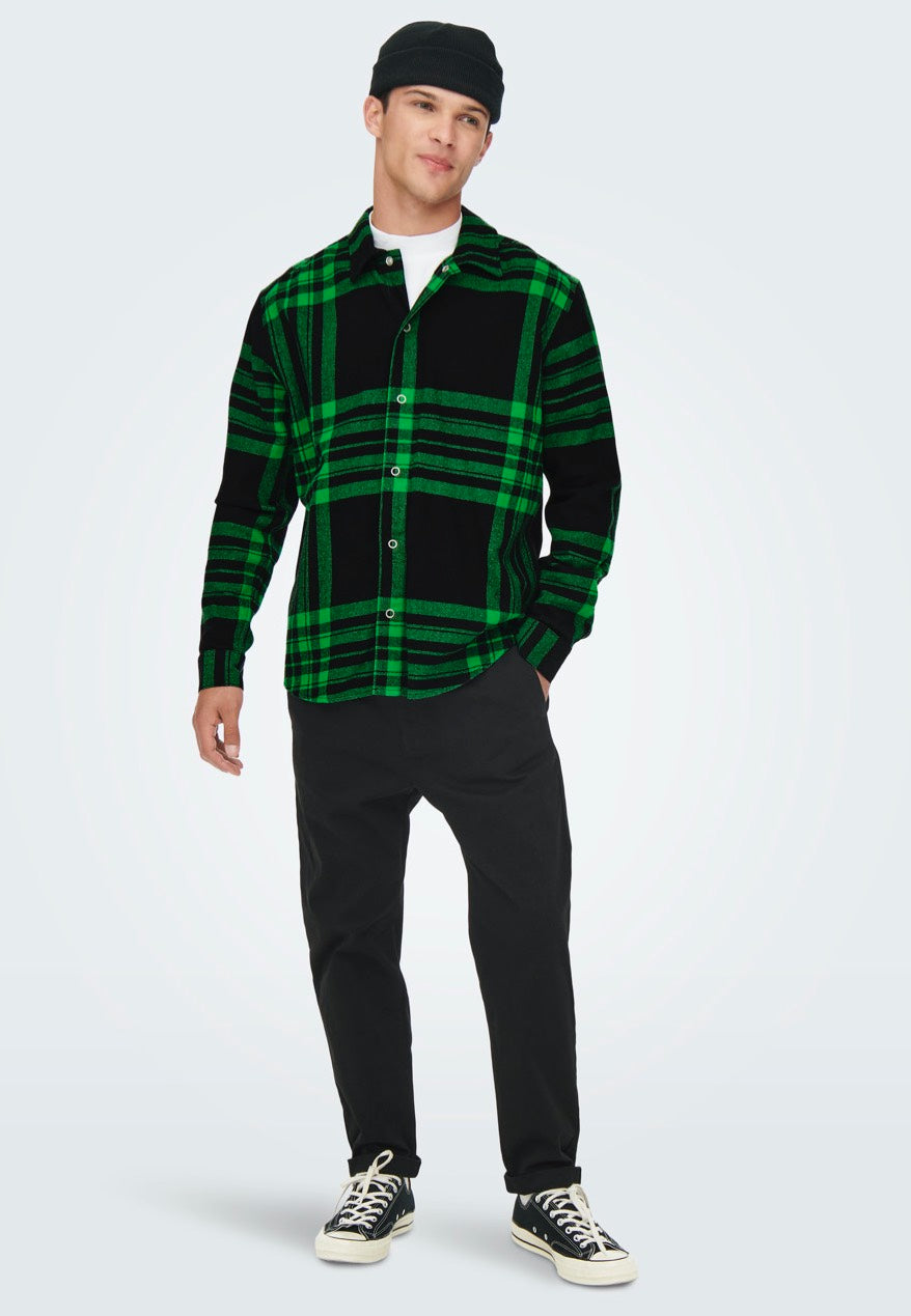 Only & Sons - Kent Cropped Black - Pants | Men-Image