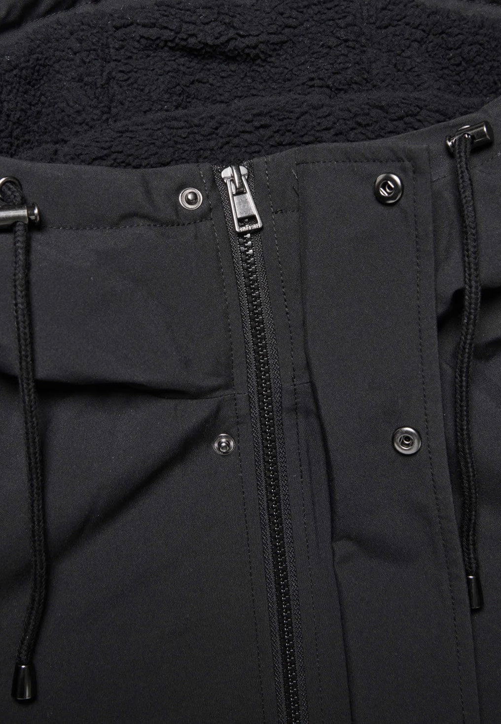 Only & Sons Alex Black/Black Sherpa Chaqueta | Men-Image