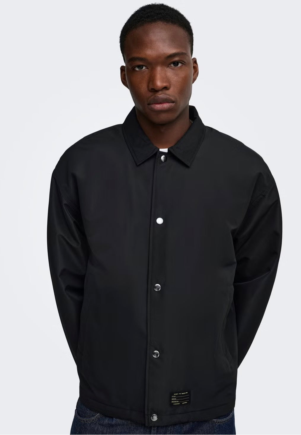 Only & Sons Gabriel Life Black Bunda | Men-Image