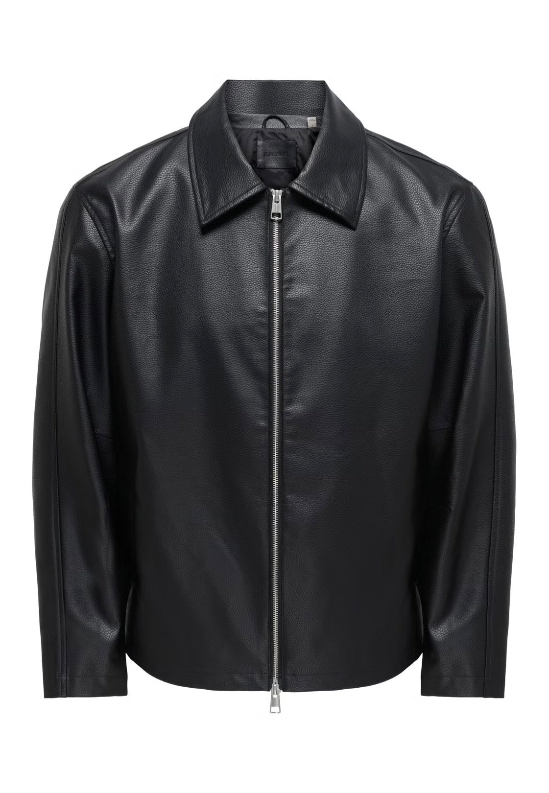 Only & Sons Rem PU Black Kožená bunda | Men-Image