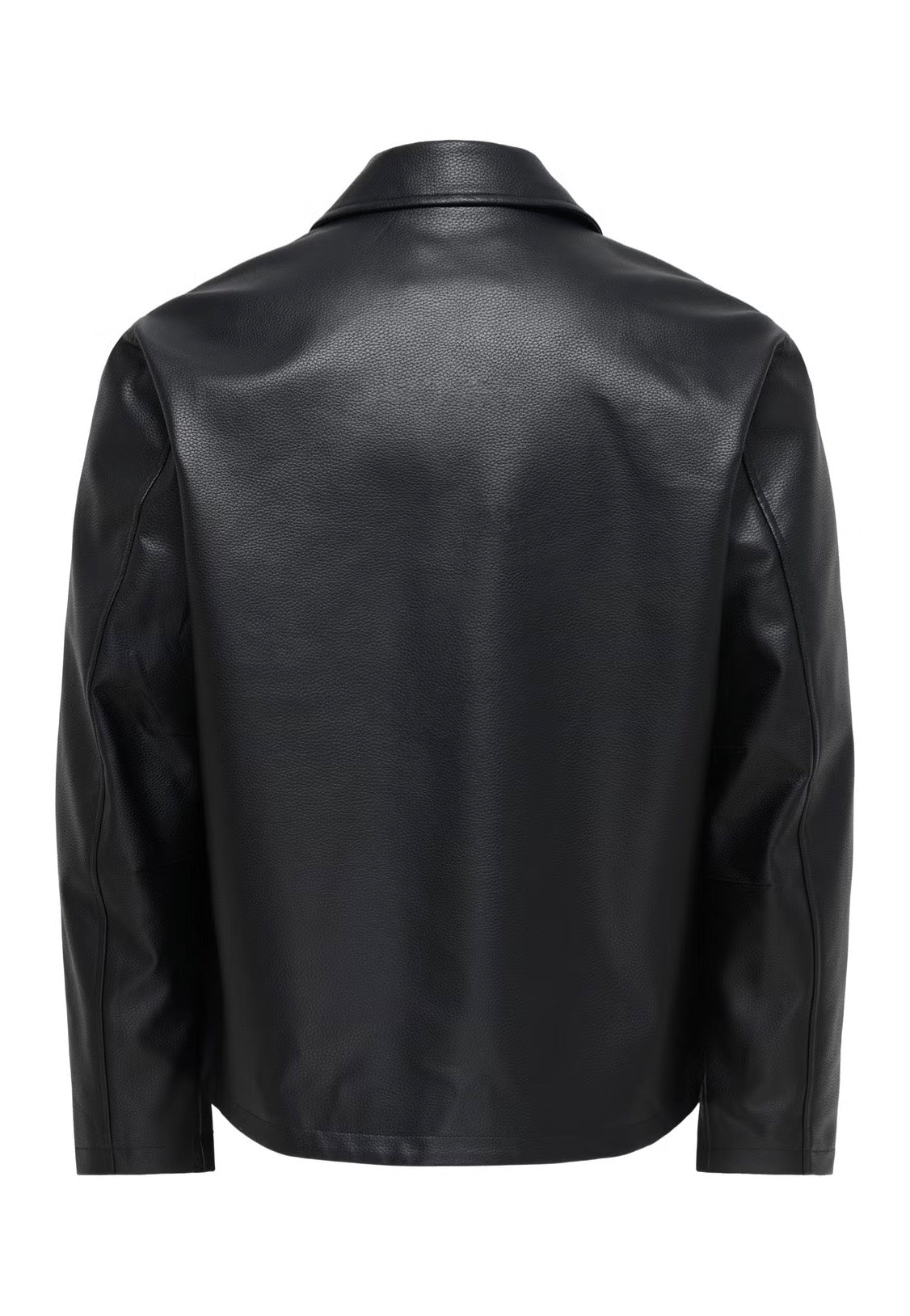 Only & Sons Rem PU Black Kožená bunda | Men-Image