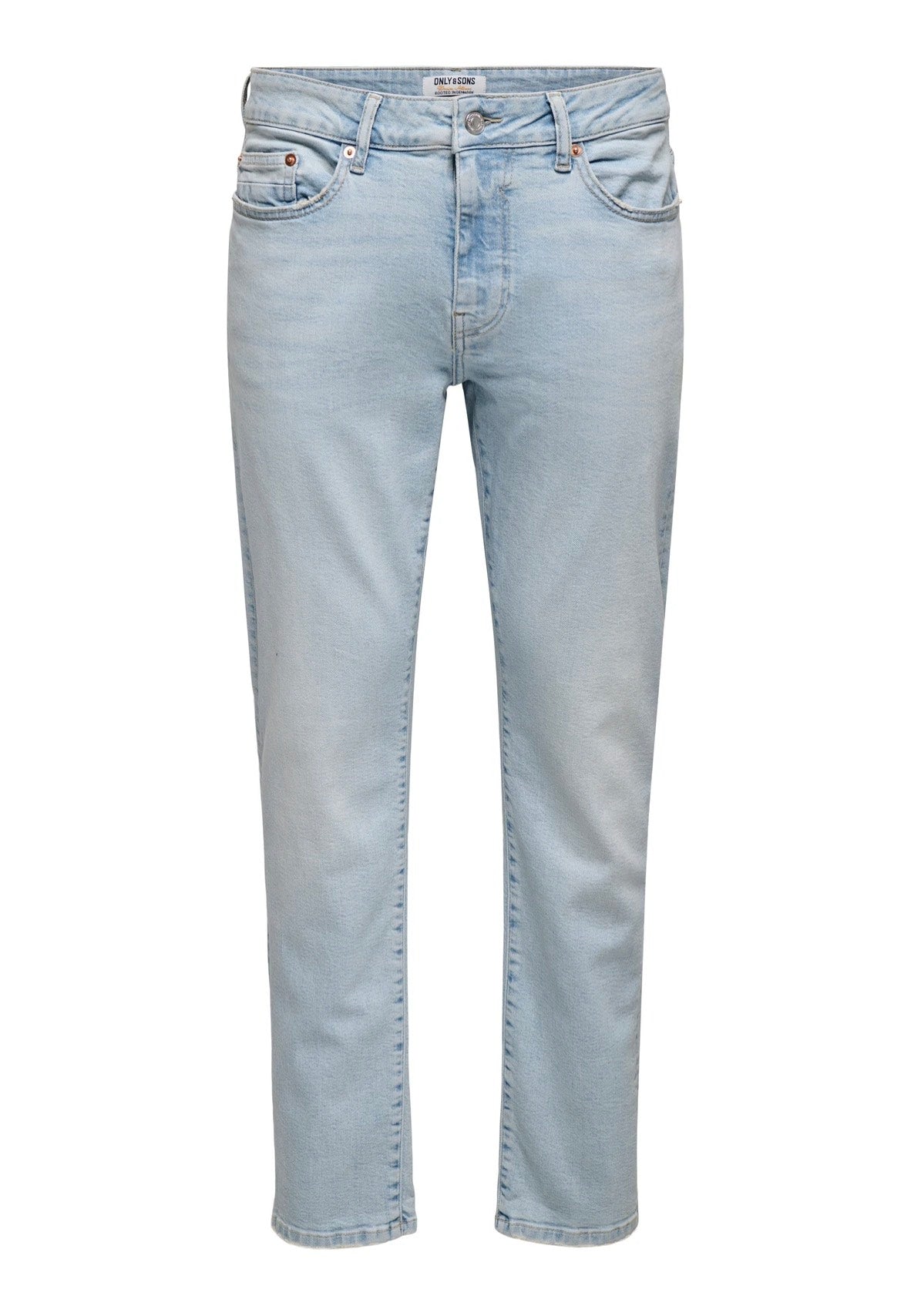 Only & Sons - Weft Light Blue Bleached Denim - Jeans | Men-Image