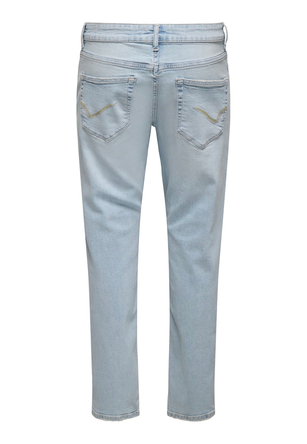 Only & Sons - Weft Light Blue Bleached Denim - Jeans | Men-Image