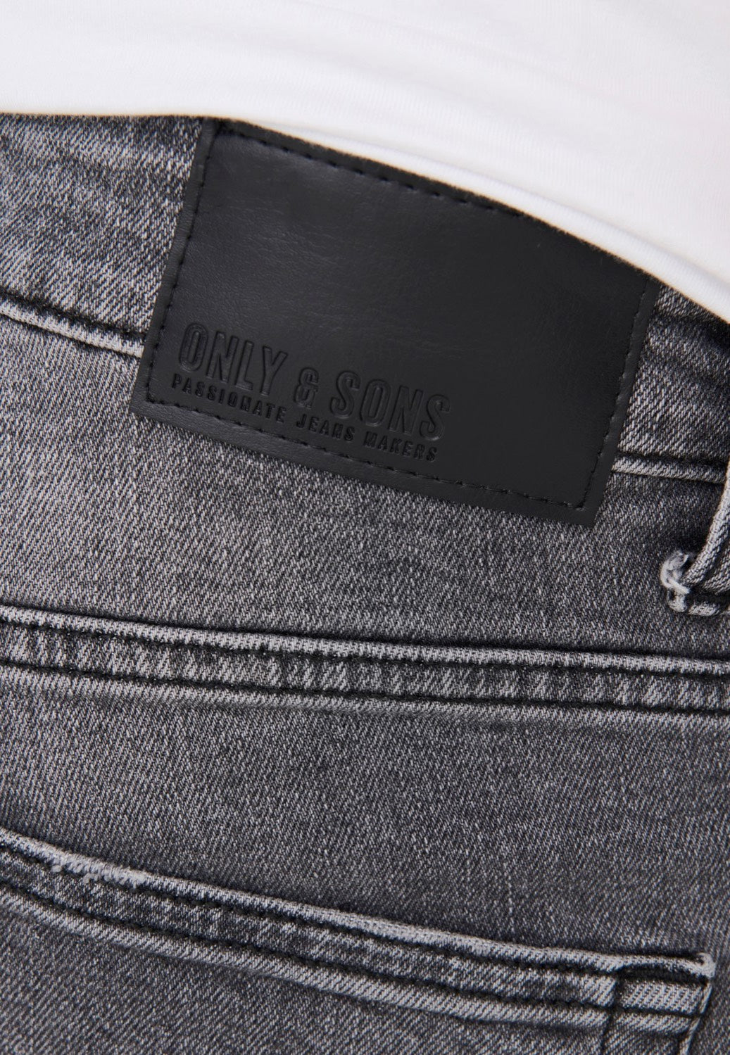 Only & Sons - Weft Reg Destroy Grey Denim - Jeans | Men-Image