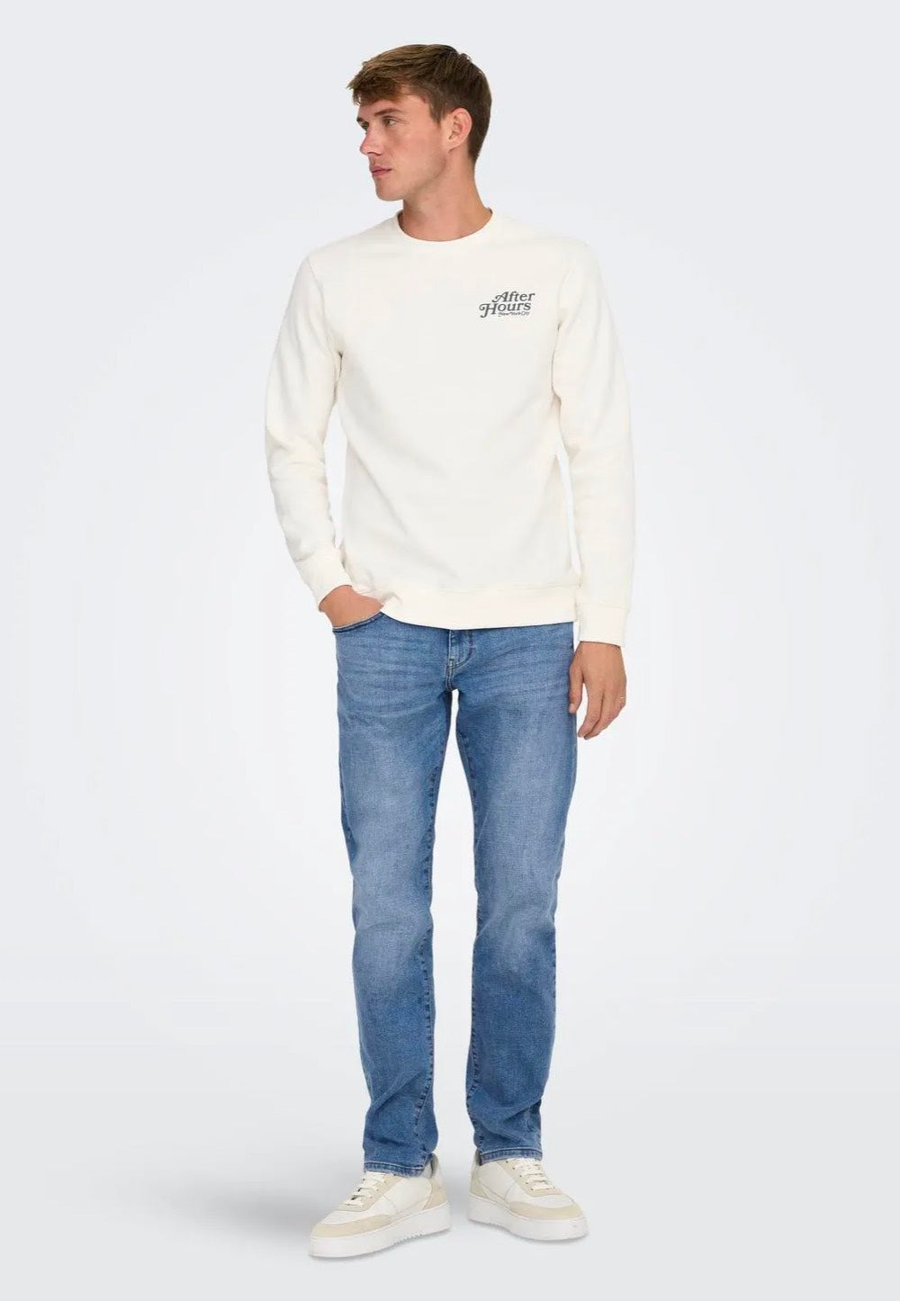 Only & Sons - Weft Reg Jax Medium Blue Denim - Jeans | Men-Image