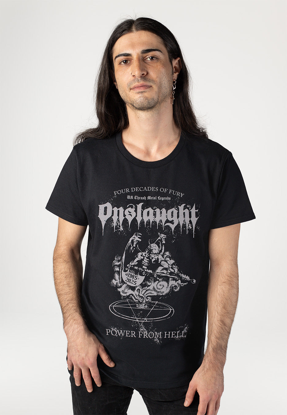 Onslaught - Power From Hell - T-Shirt | Men-Image