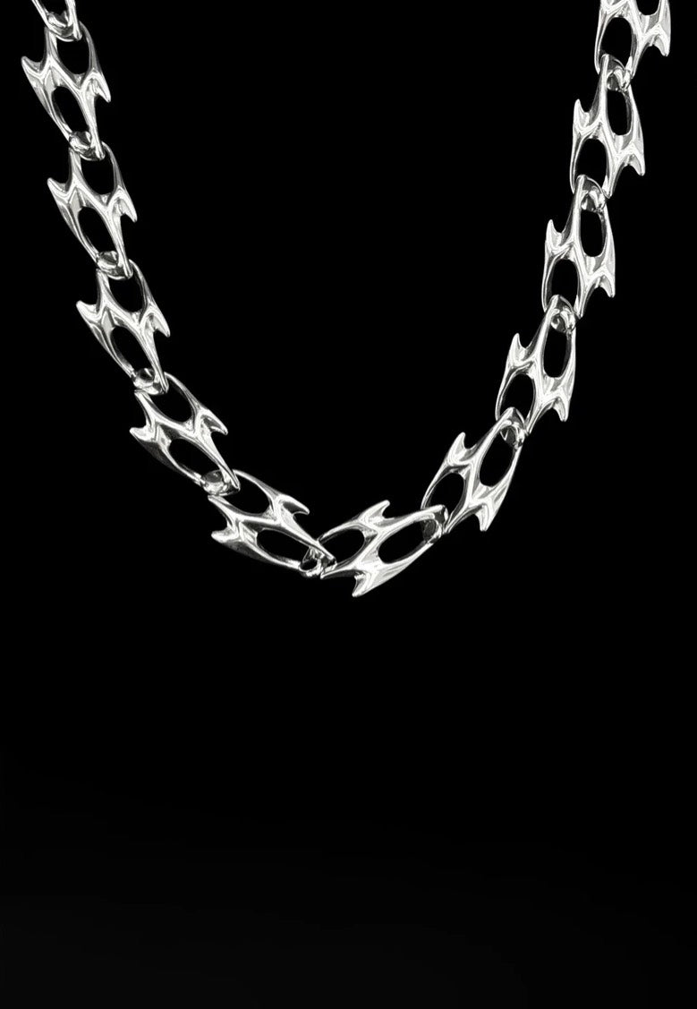 Fainz Ornament Silver Choker | Neutral-Image