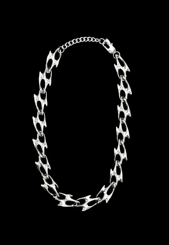 Fainz Ornament Silver Choker | Neutral-Image