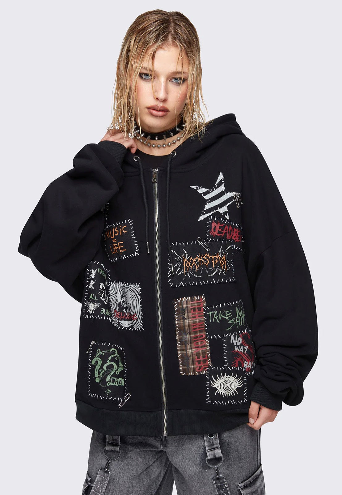 minga london VENOM ZIP UP HOODIE This hoodie was made for u