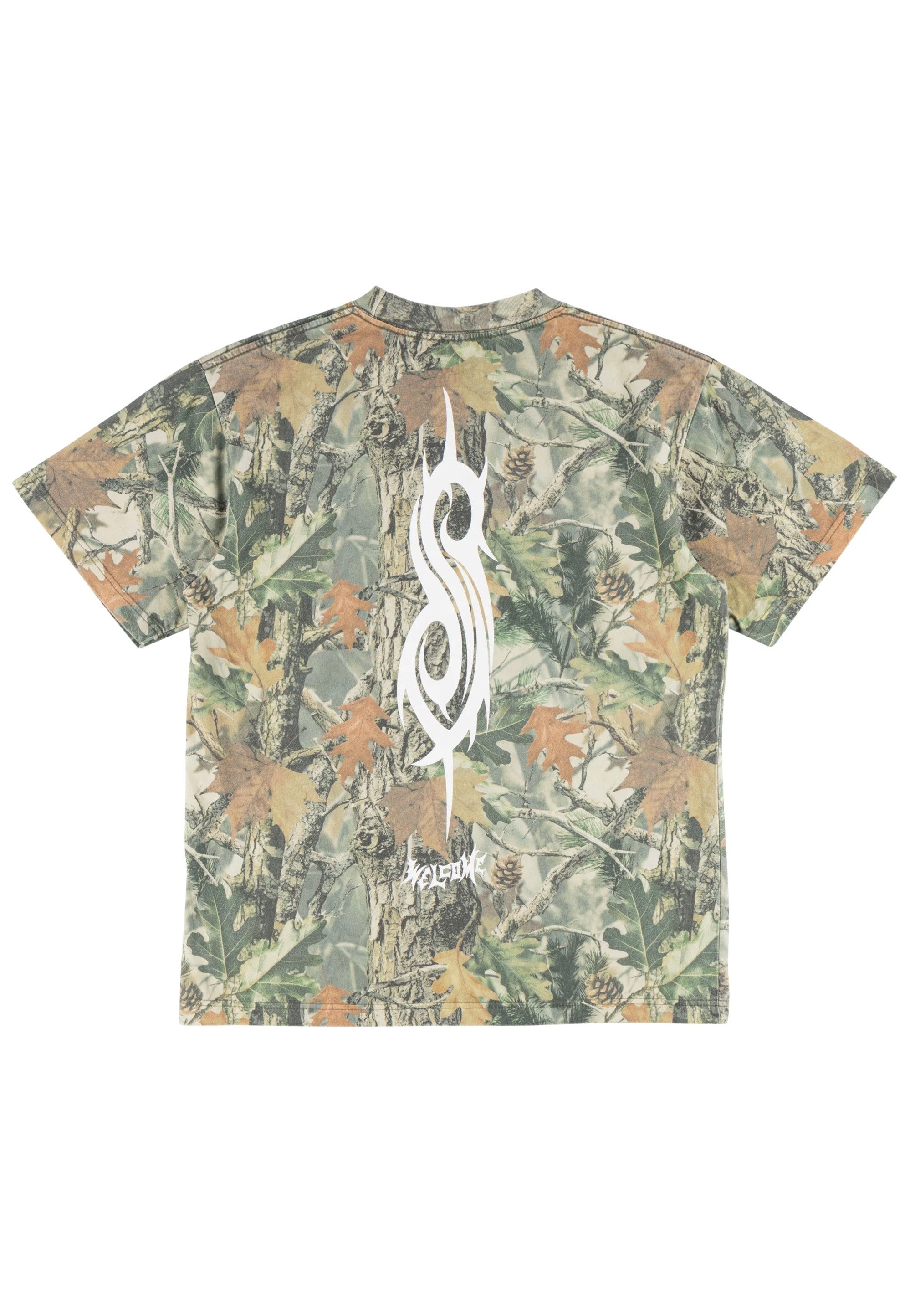 Welcome x Slipknot - Oval Logo Boxy Camo - T-Shirt | Men-Image
