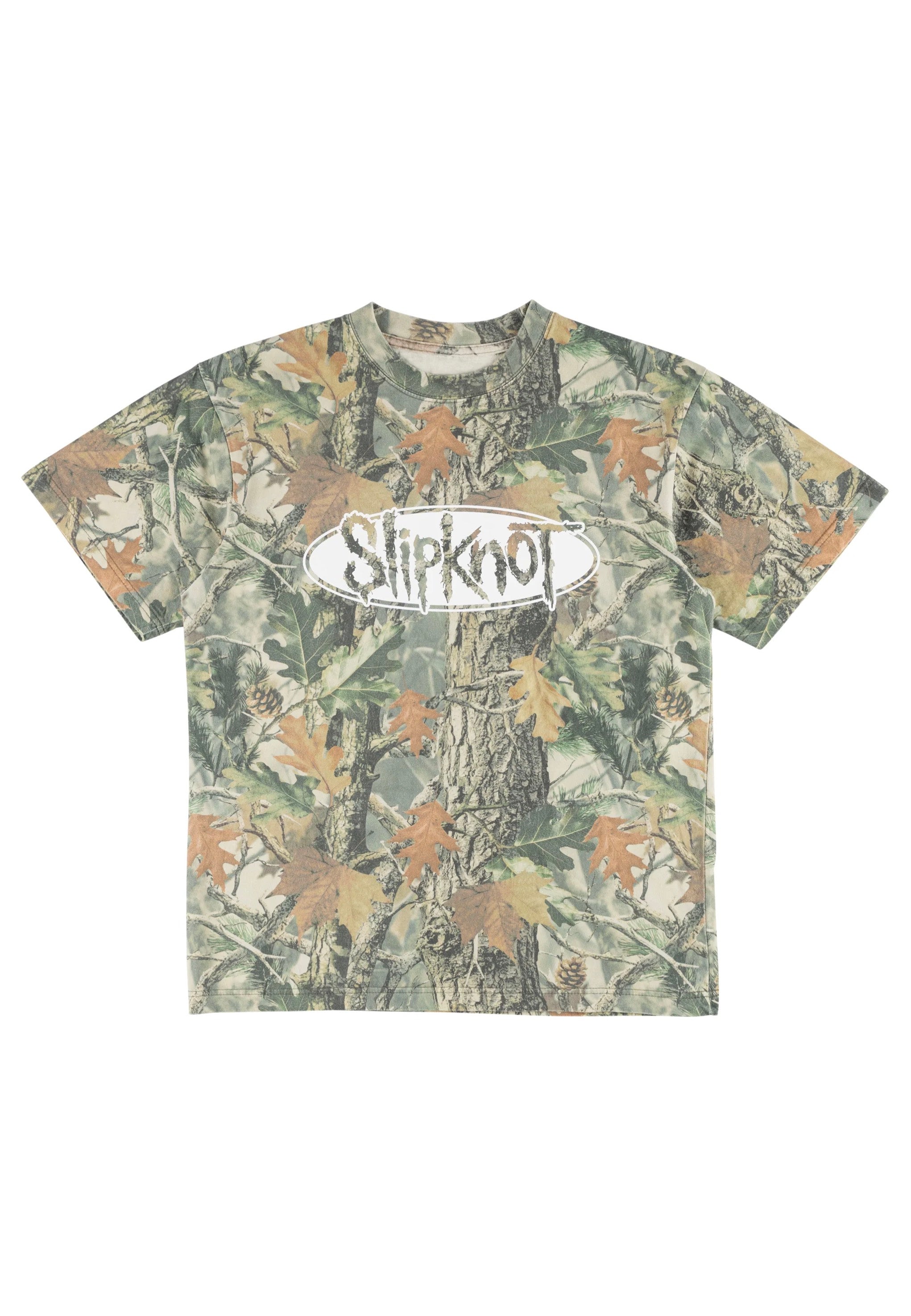 Welcome x Slipknot - Oval Logo Boxy Camo - T-Shirt | Men-Image