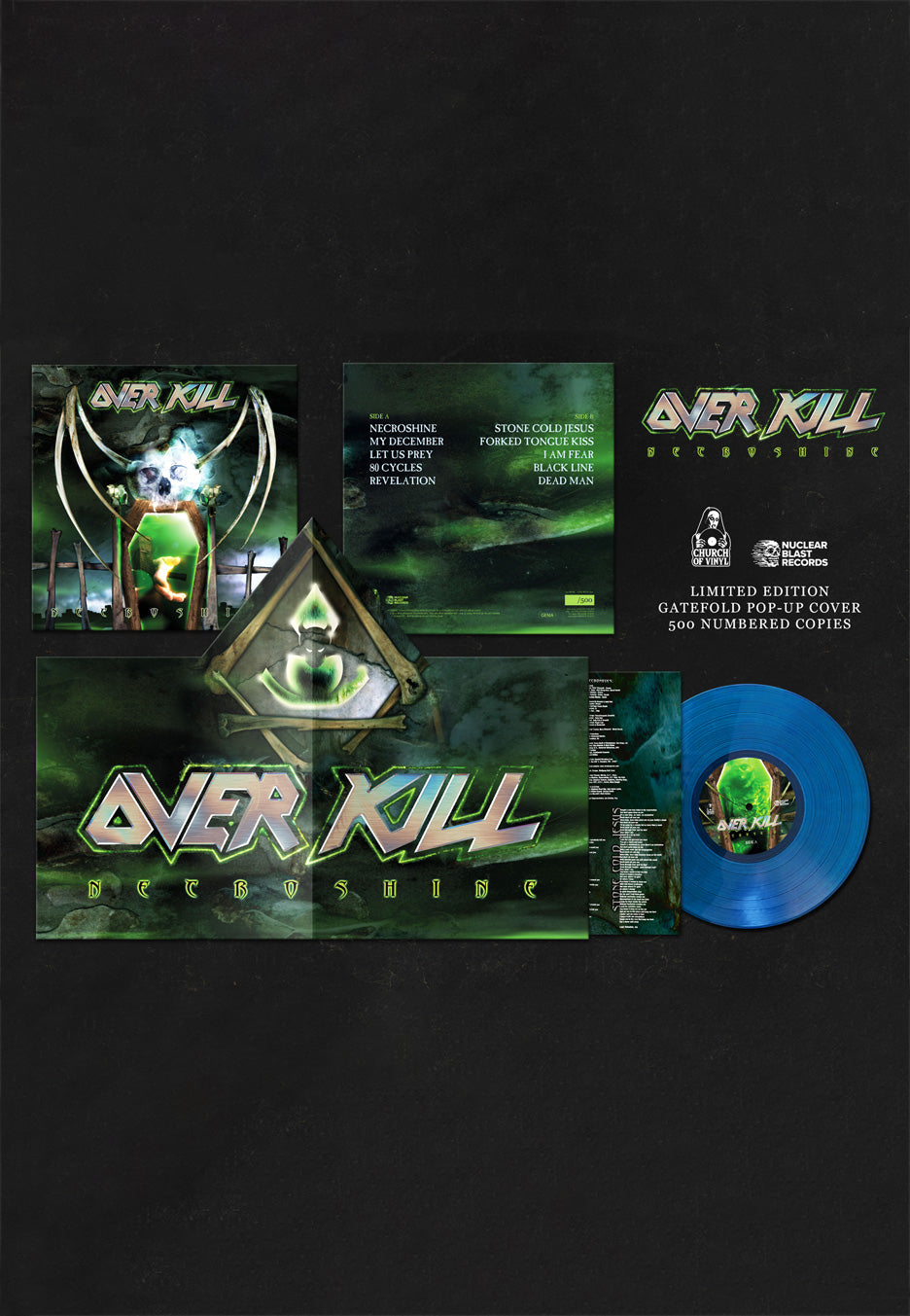 Overkill - Necroshine Ltd. Blue - Colored PopUp Vinyl | Neutral-Image