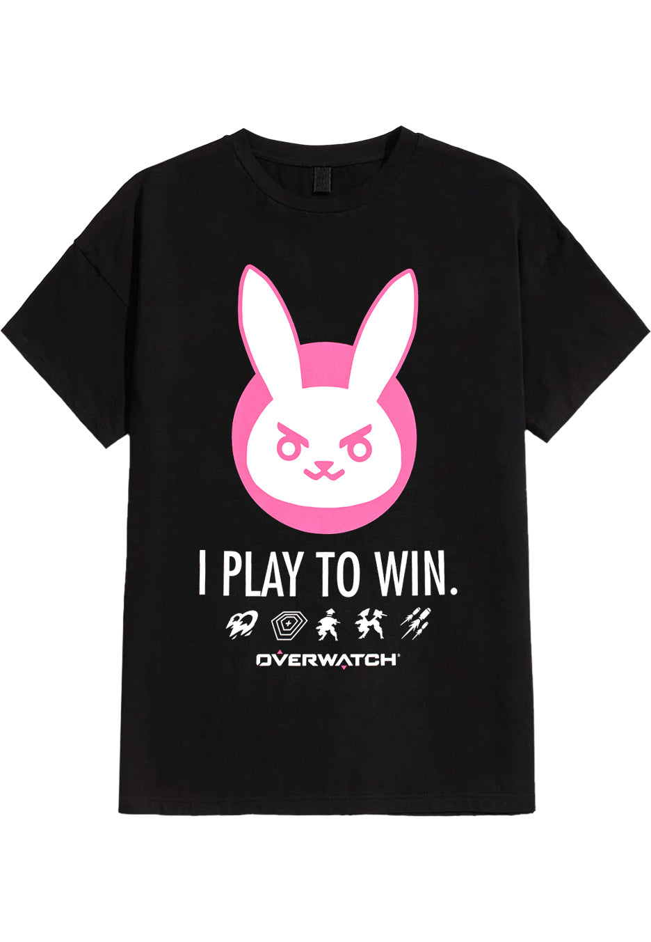 Overwatch - I Play To Win D.Va - T-Shirt | Neutral-Image