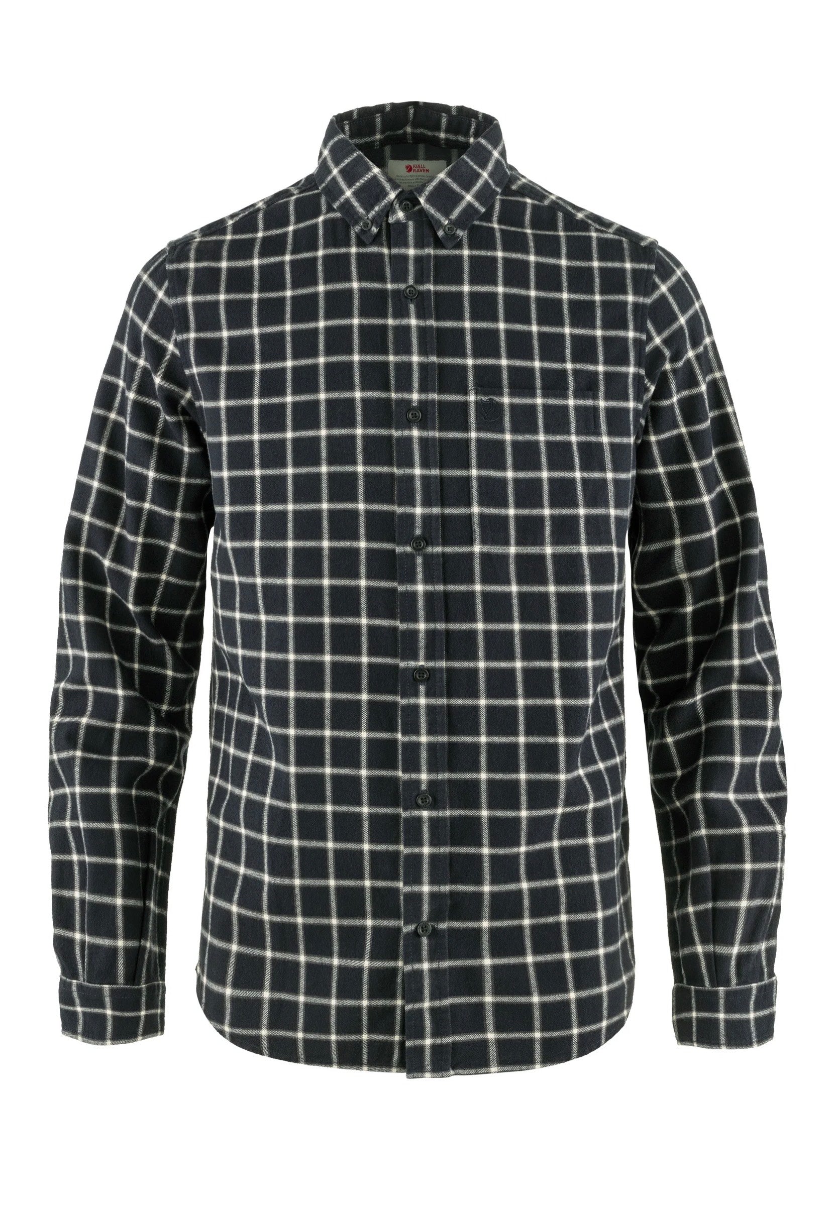 Fjällräven - Övik Flannel Dark Navy/Chalk White - Shirt | Men-Image