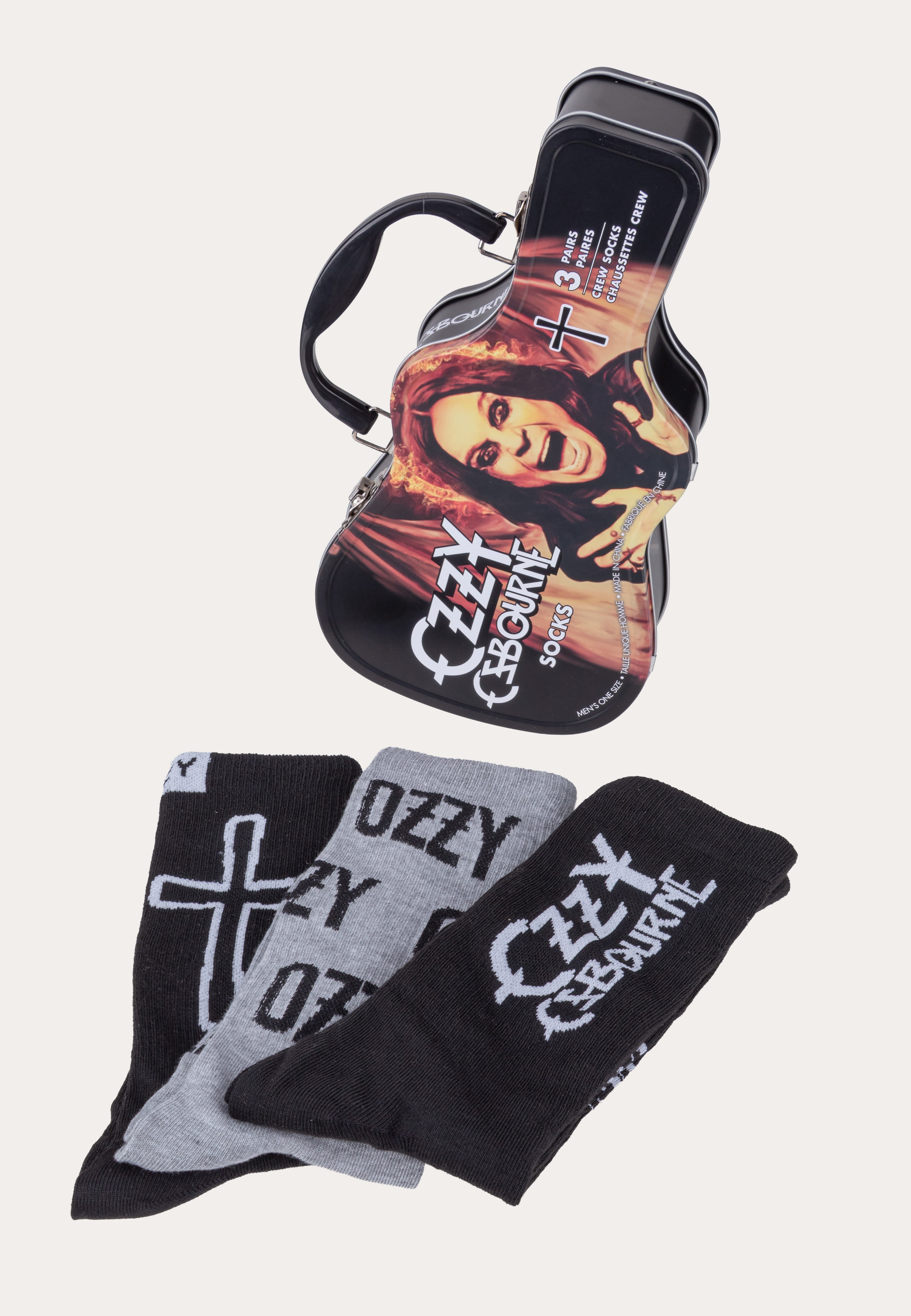 Ozzy Osbourne - Sock Guitar Tin - Socks | Neutral-Image
