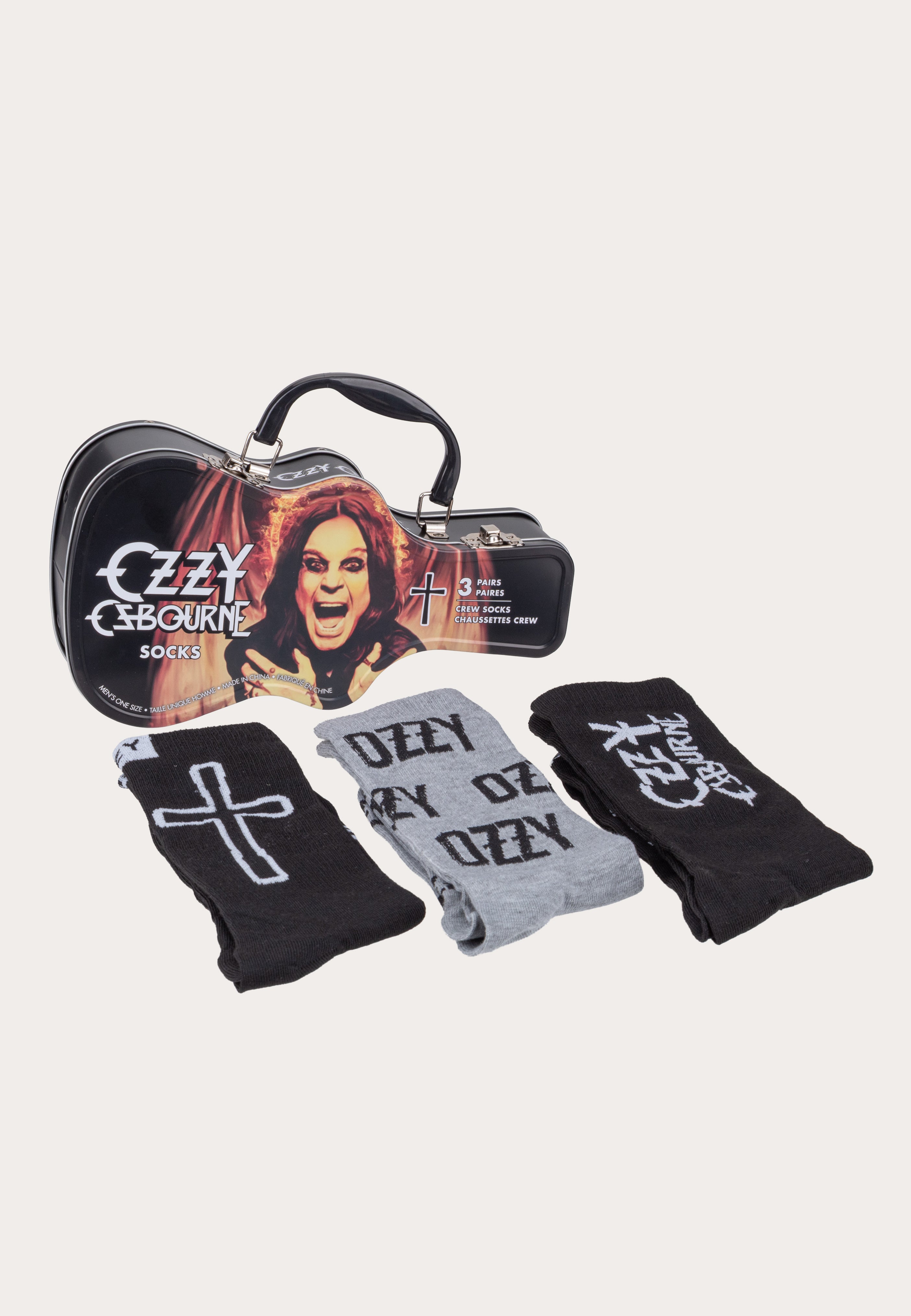 Ozzy Osbourne - Sock Guitar Tin - Socks | Neutral-Image