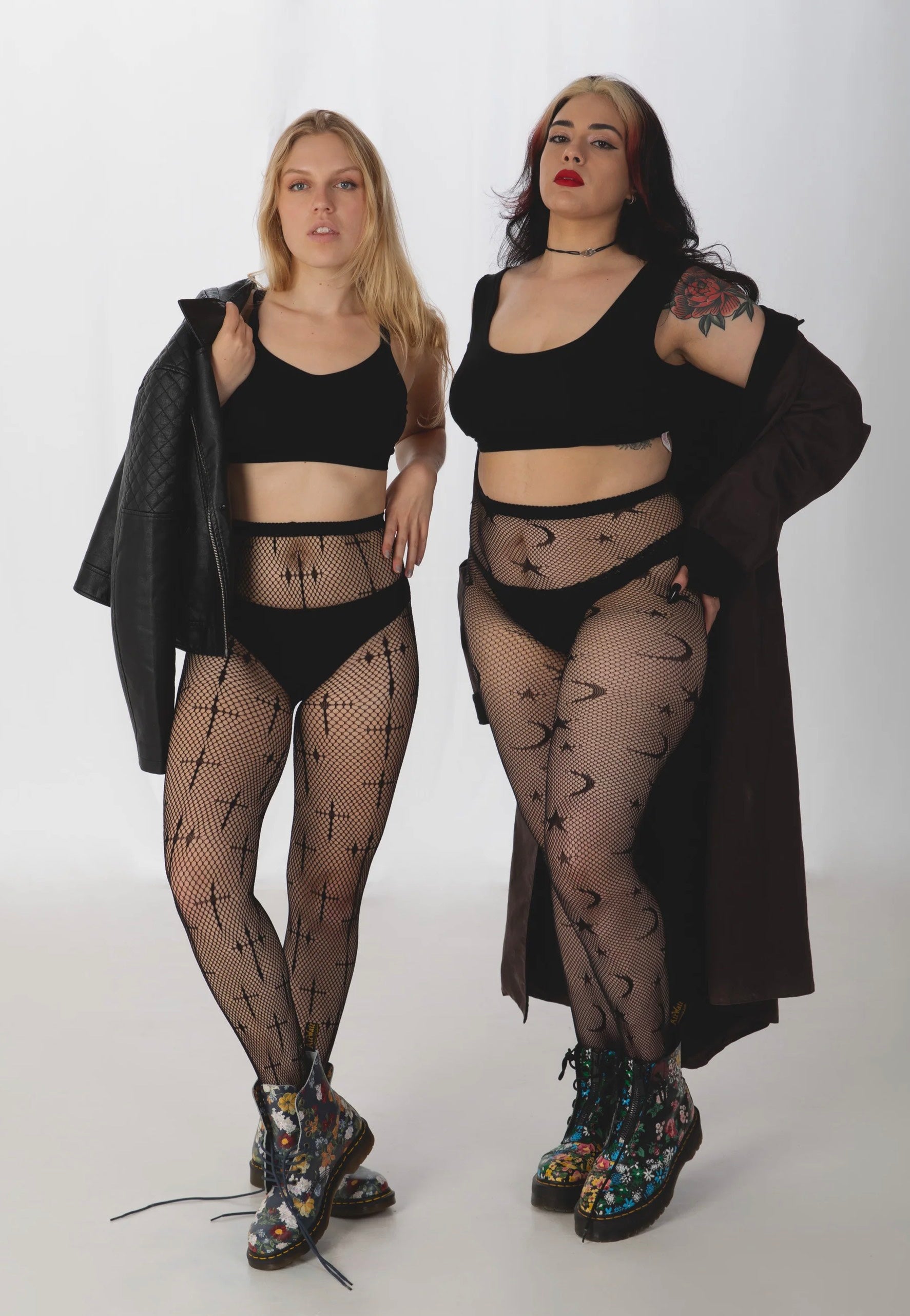 Pamela Mann - Stars & Moon Net Black - Tights | Women-Image