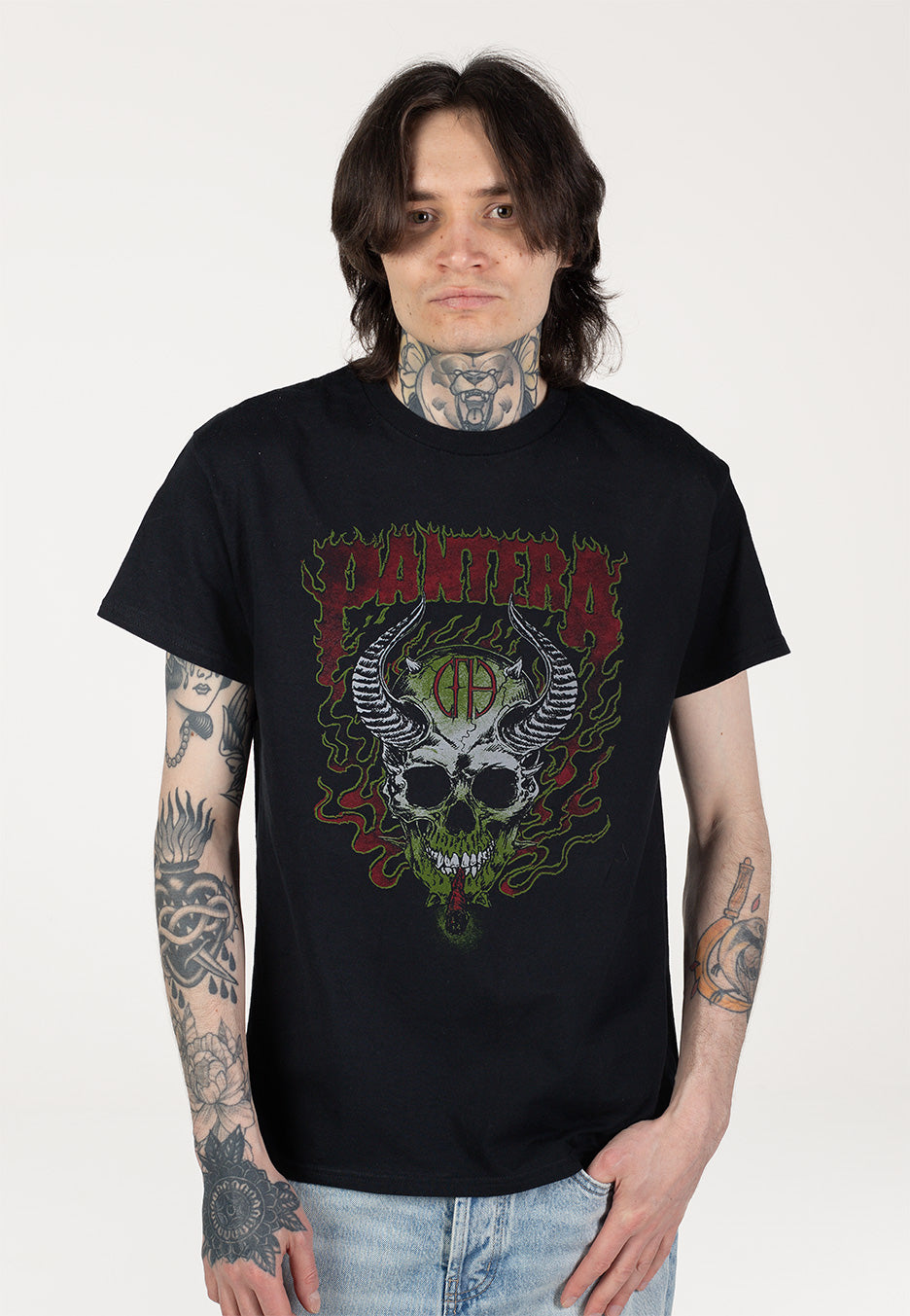 Pantera - Fire Skull - T-Shirt | Men-Image