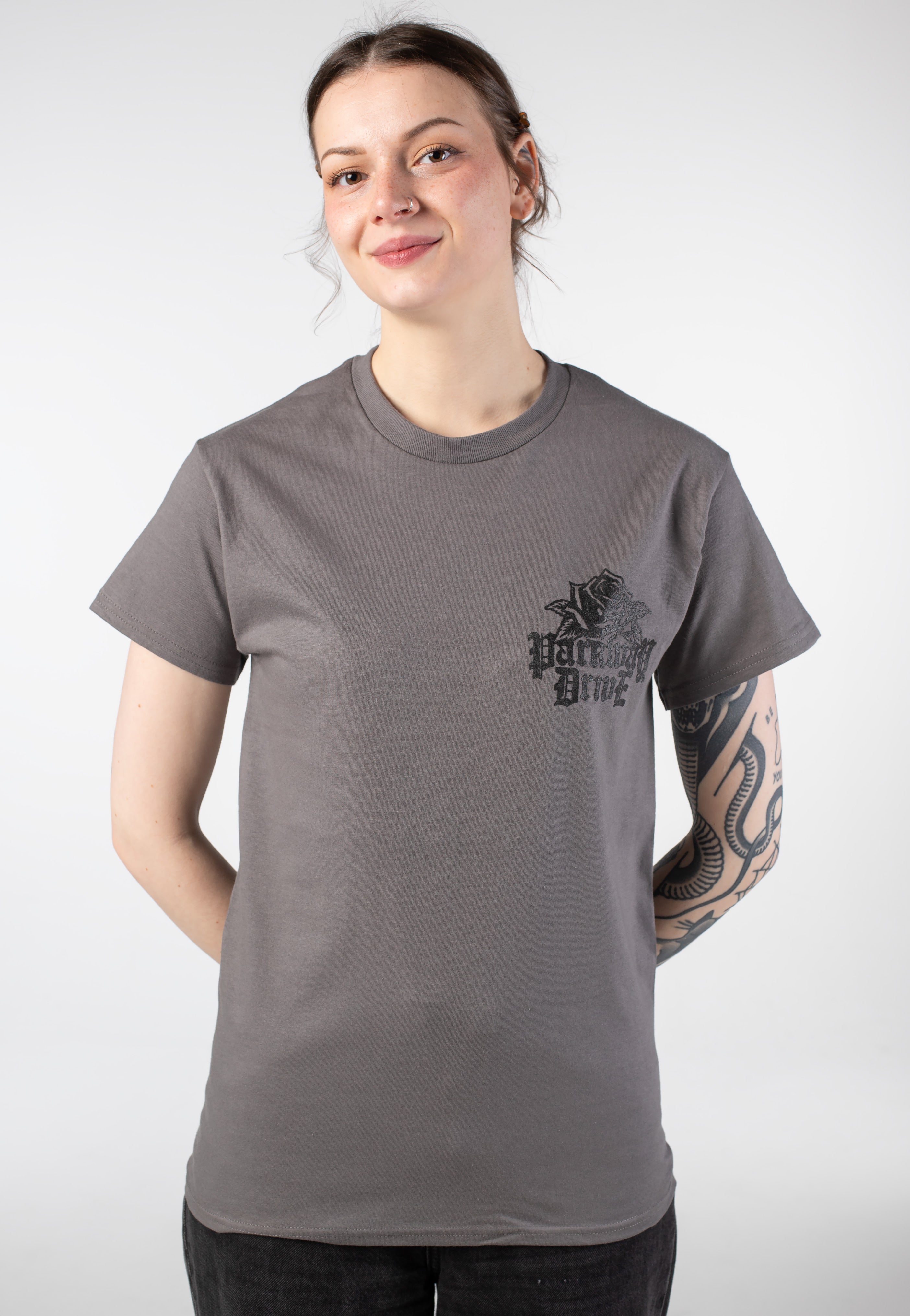 Parkway Drive - Chronos Rose Charcoal - T-Shirt | Women-Image