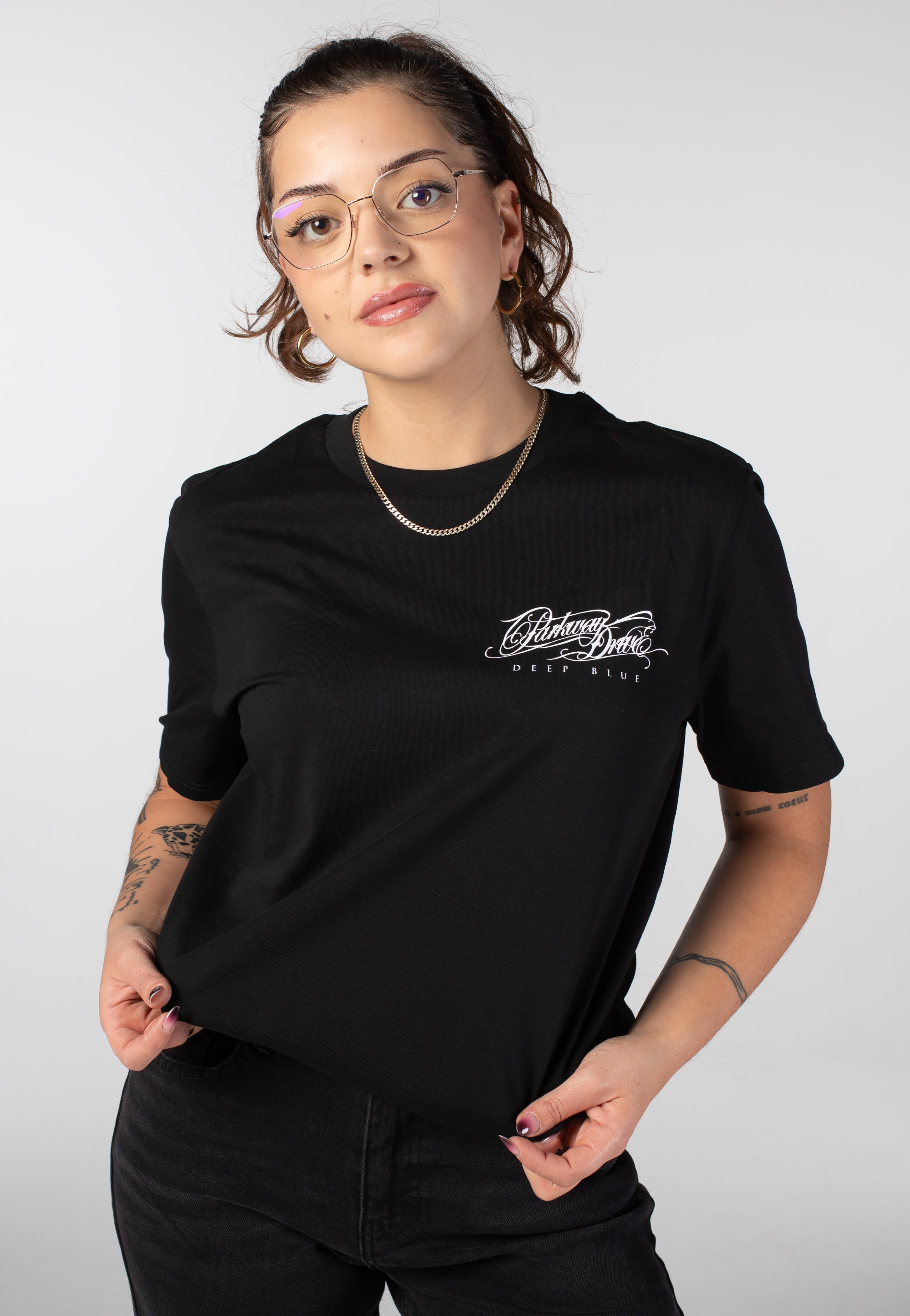 Parkway Drive - Deep Blue Stacked - T-Shirt | Women-Image