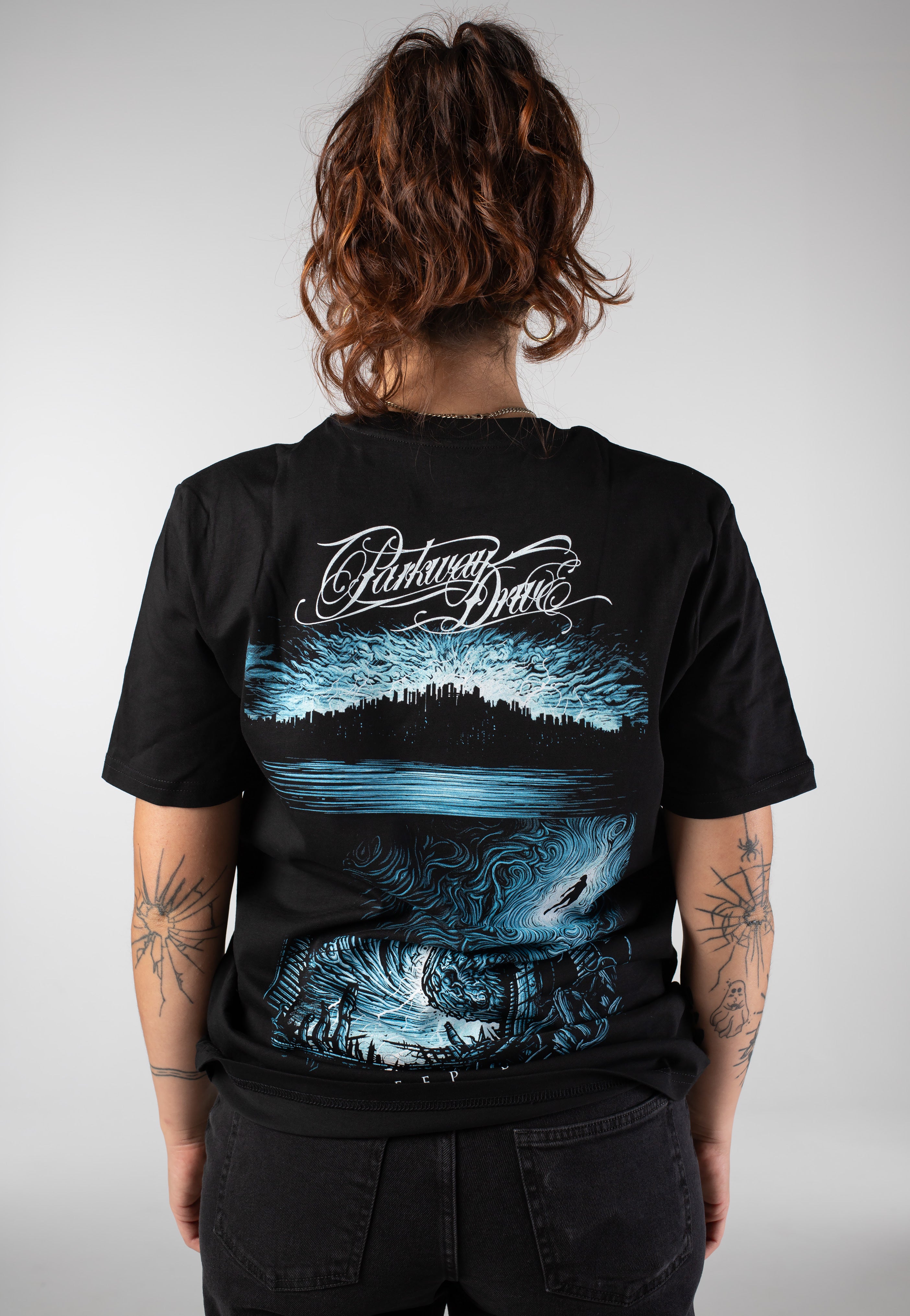 Parkway Drive - Deep Blue Stacked - T-Shirt | Women-Image