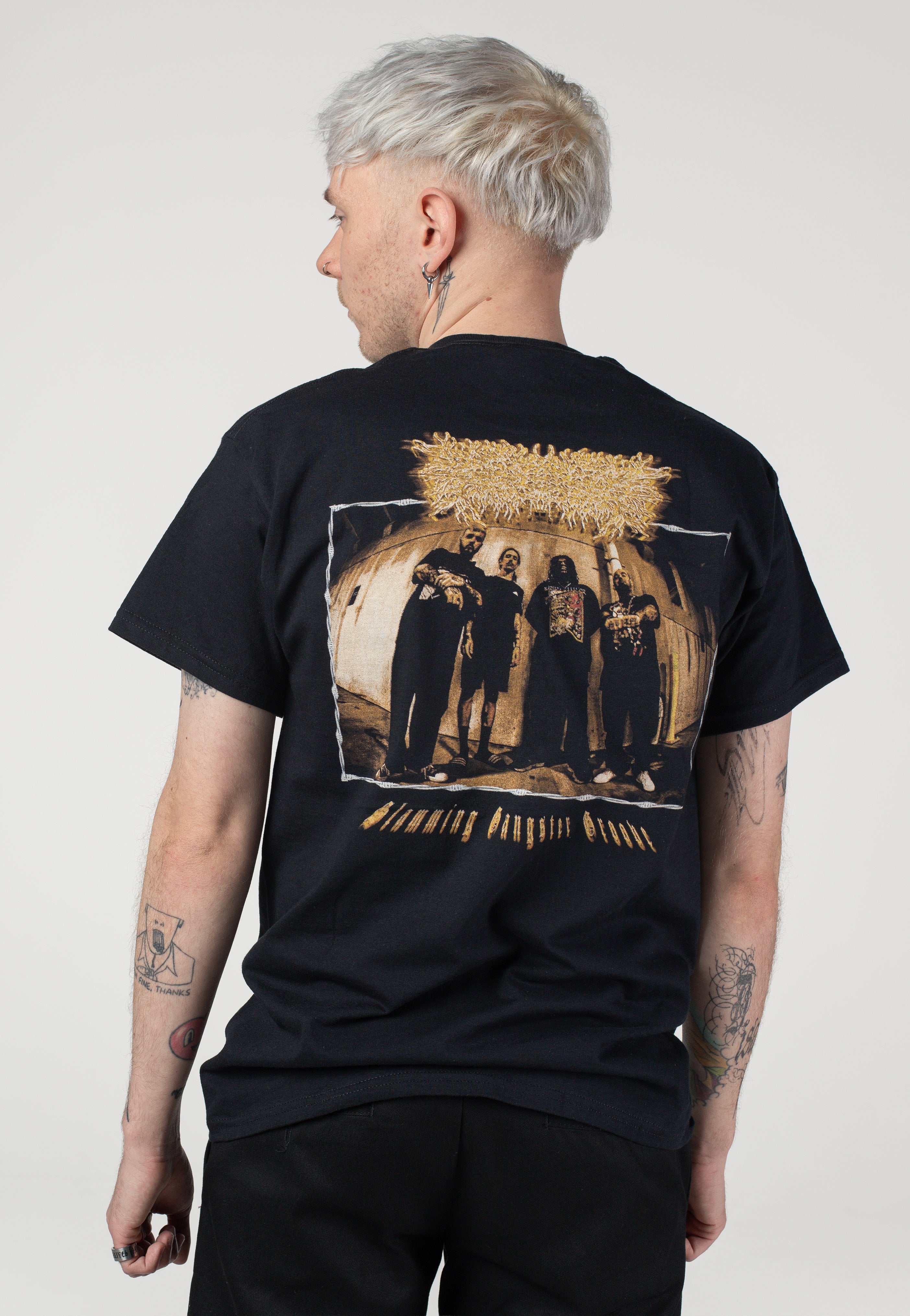 Peeling Flesh - Gold Chrome - T-Shirt | Men-Image