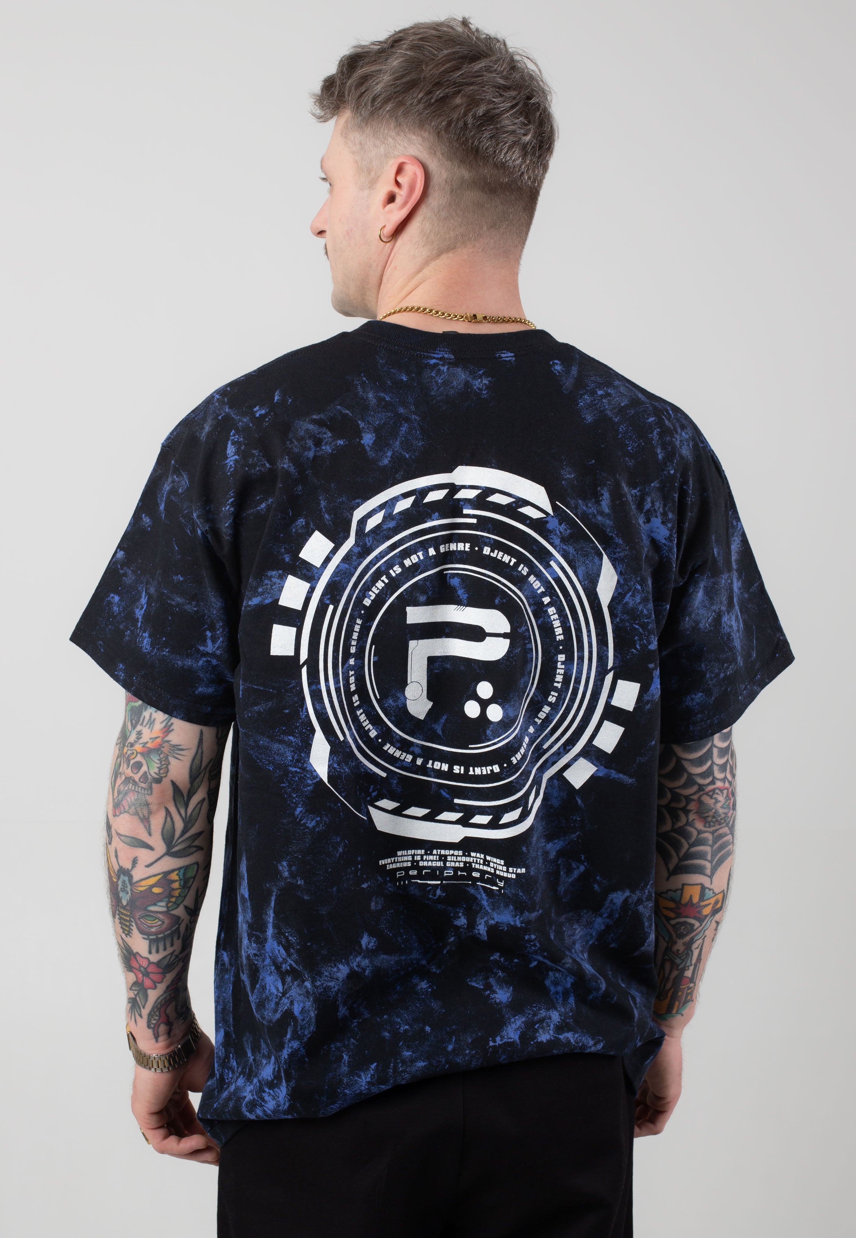 Periphery - Djent Is Not A Genre Tracklist Tie Dye - T-Shirt | Men-Image