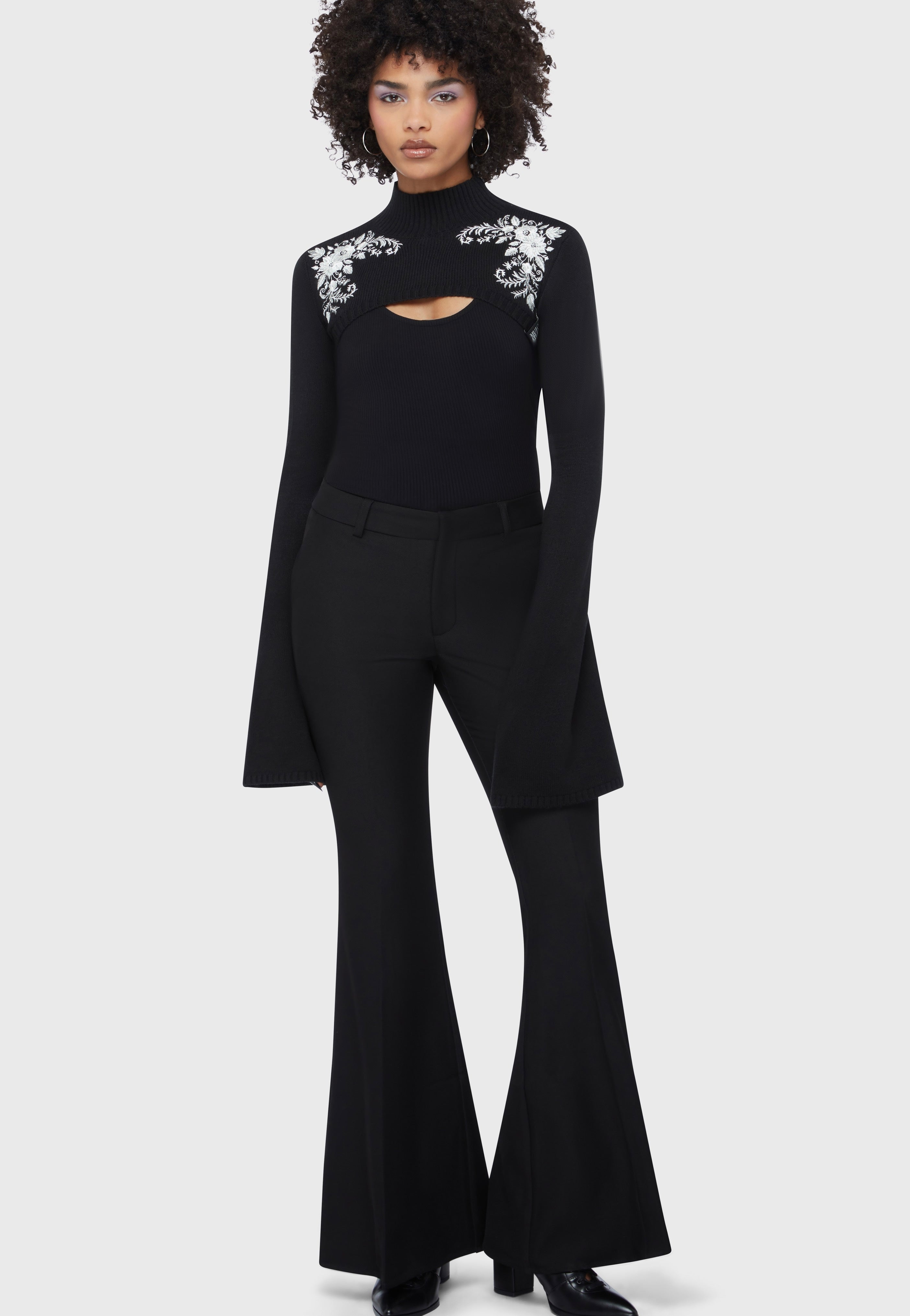 Killstar - Petal & Pine Black/Ivory - Bolero | Women-Image