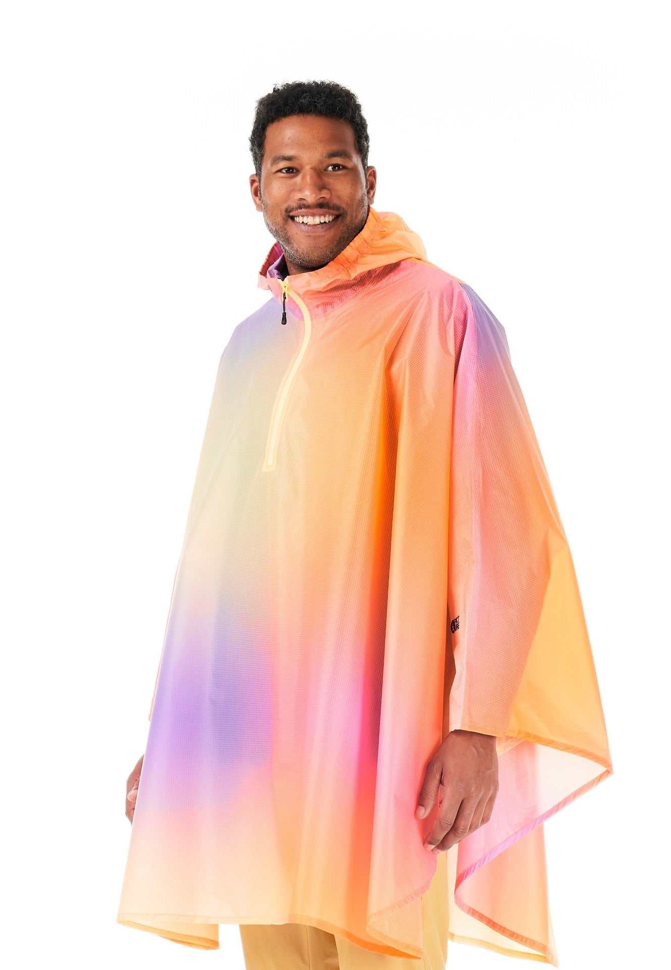 Picture - Eyasi Gradient Print - Poncho | Men-Image