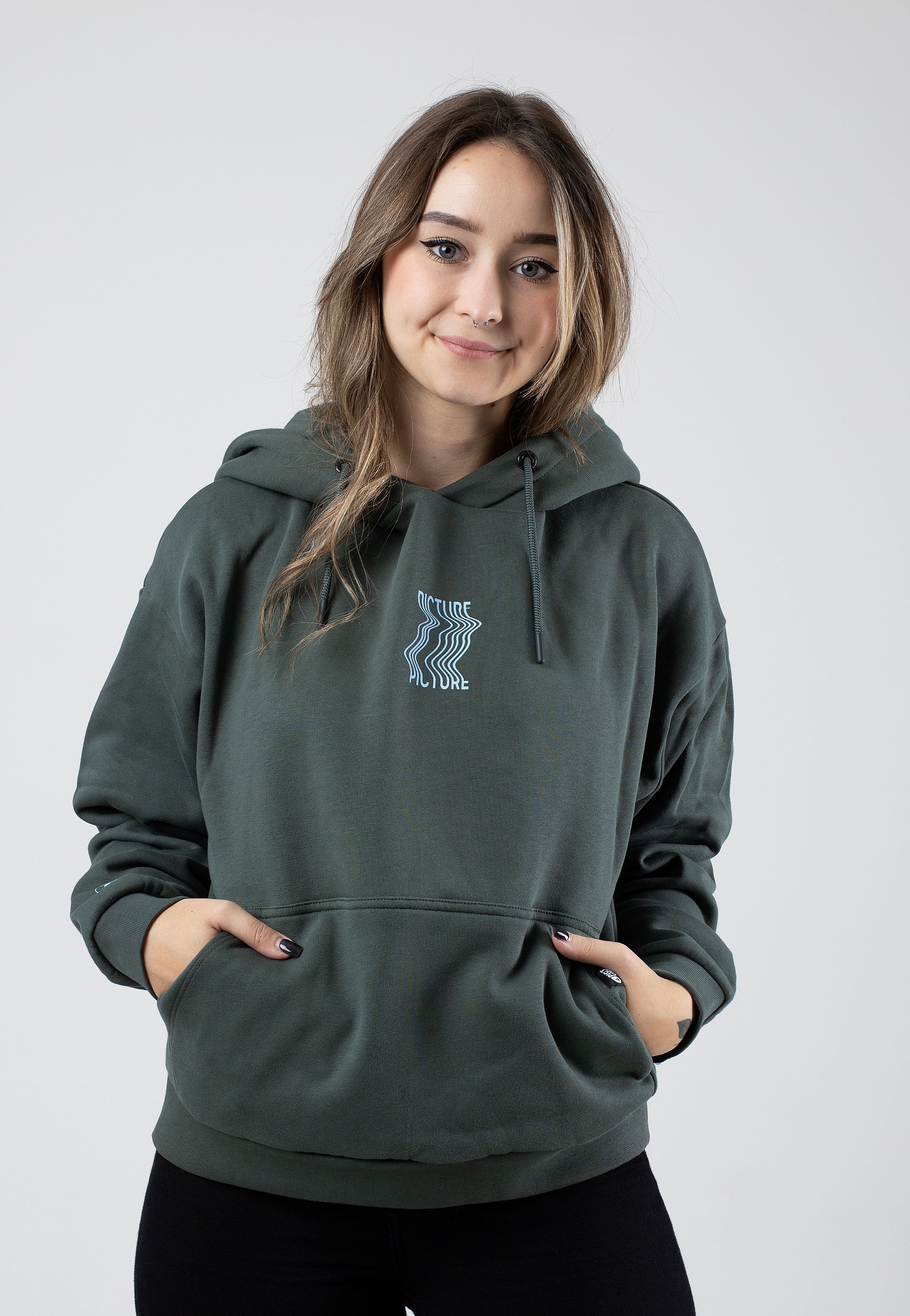 Picture - Hollma Concrete Grey - Hoodie | Women-Image