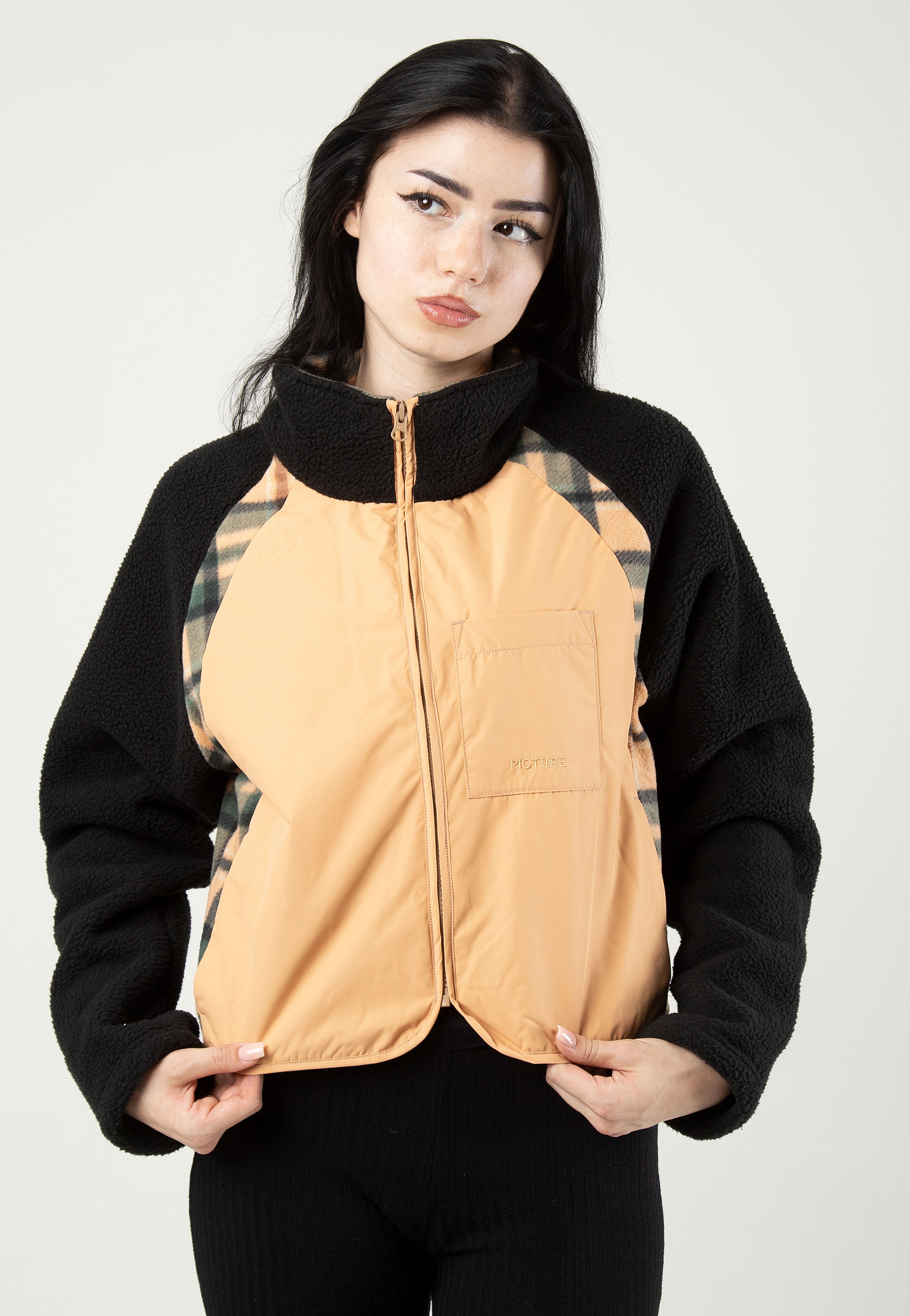Picture - Isokari Zip Fleece Toast - Jacket | Women-Image