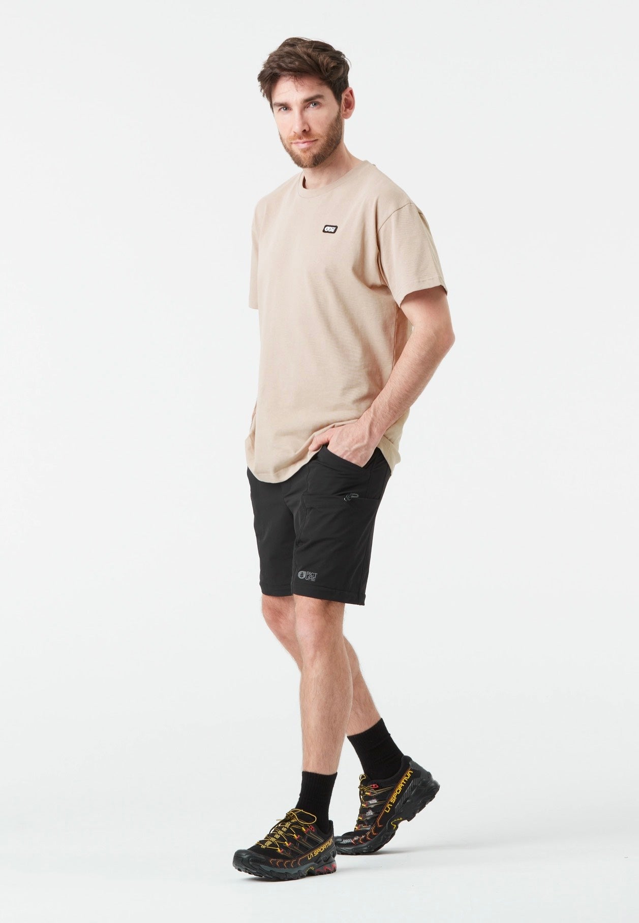 Picture - Outif 2In1 Stretch Black - Pants | Men-Image
