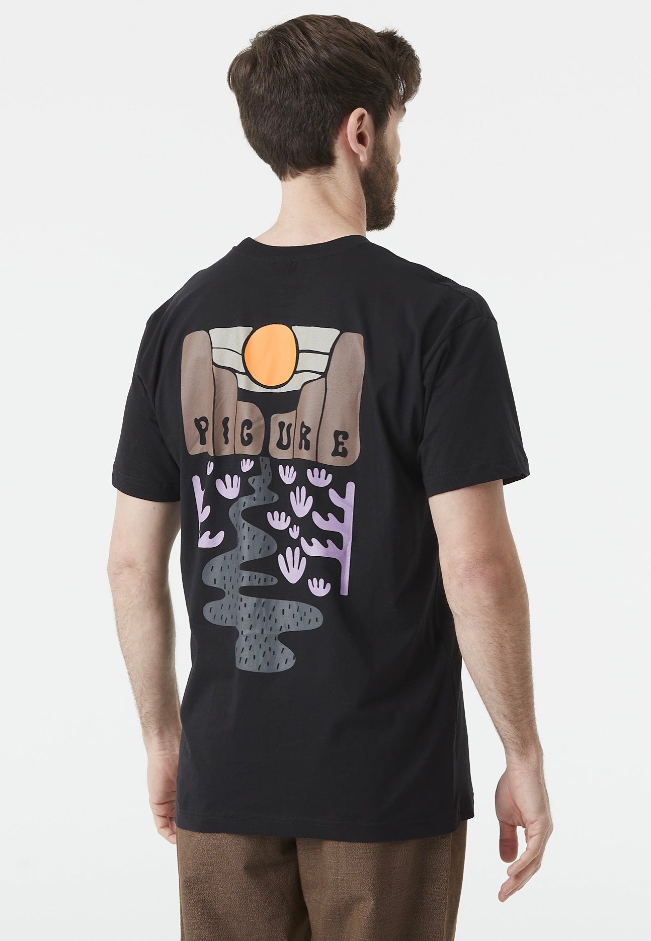 Picture - Ouvea Black - T-Shirt | Men-Image