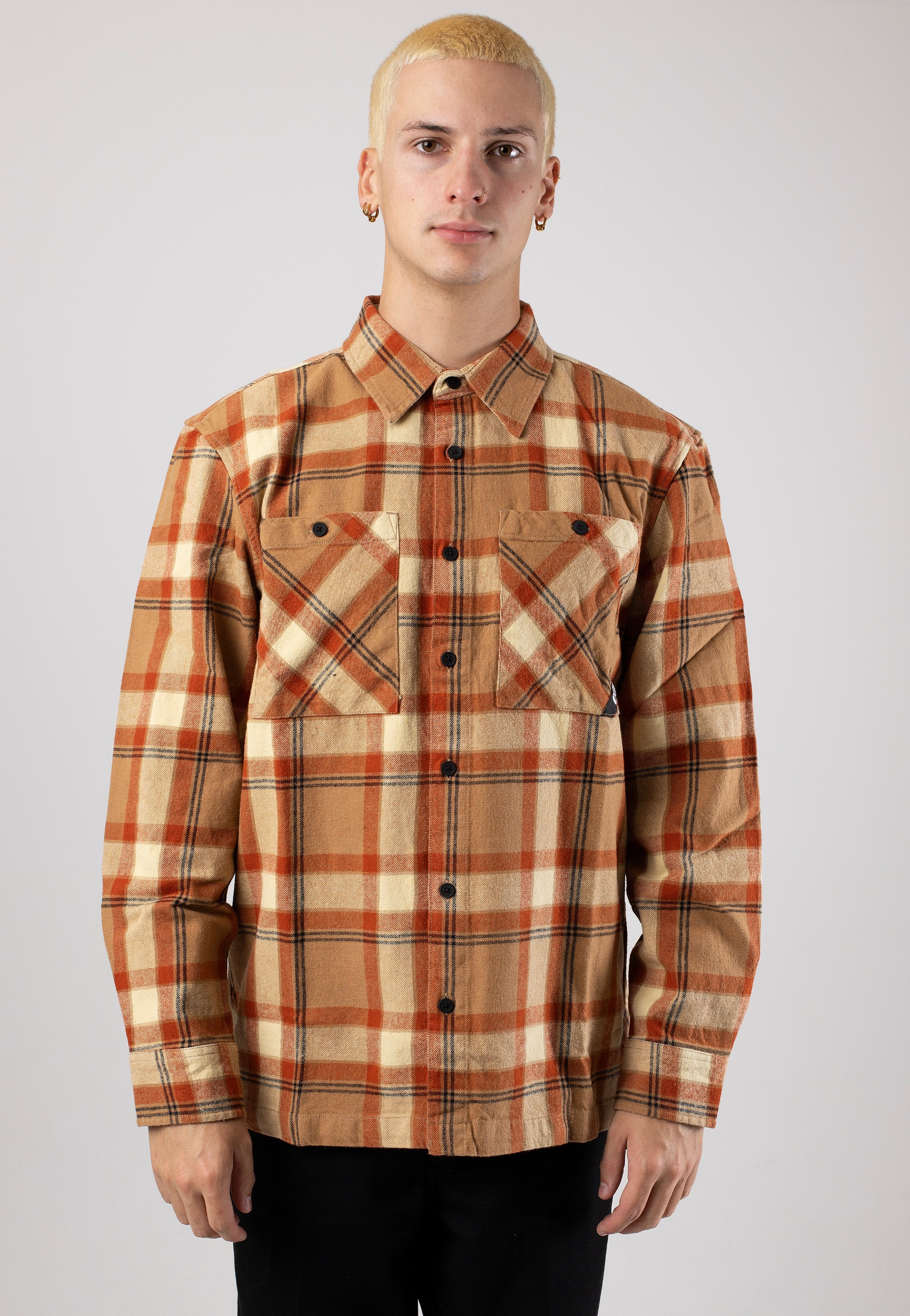 Picture - Relowa Plaid Wood Ash - Shirt | Men-Image