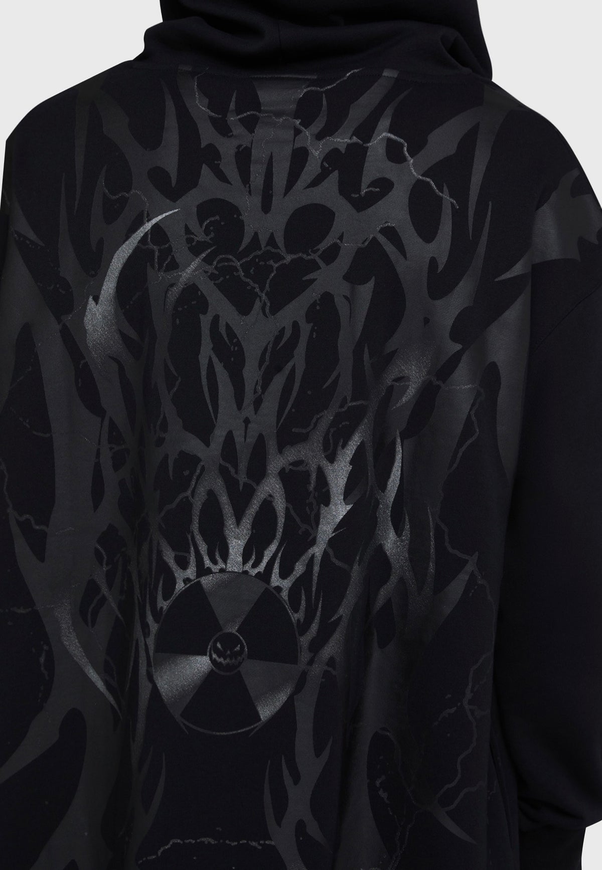 Killstar x Motionless In White Pitch Black Evil Black Huppari | Men-Image