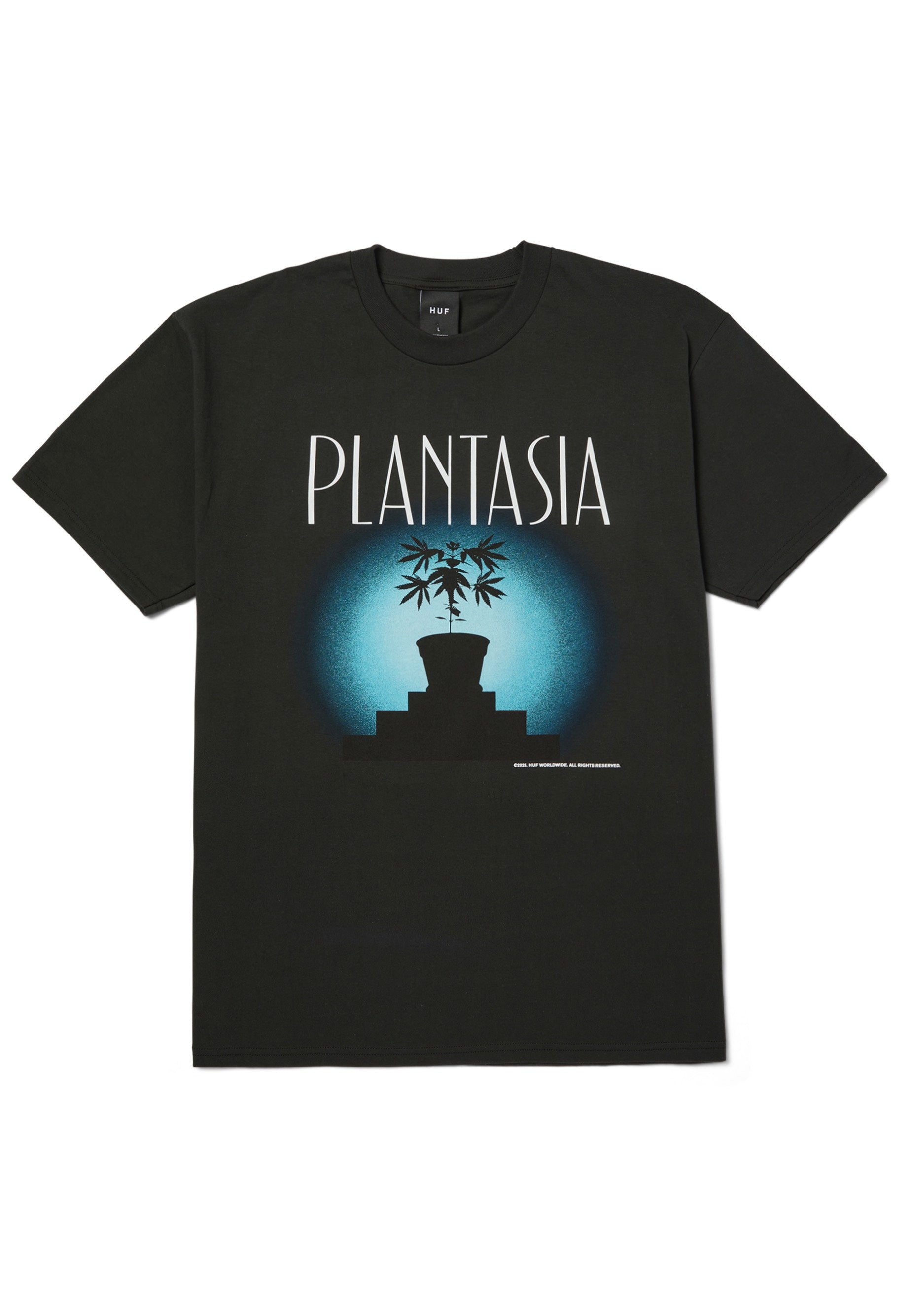 HUF - Plantasia Vintage Black - T-Shirt | Men-Image