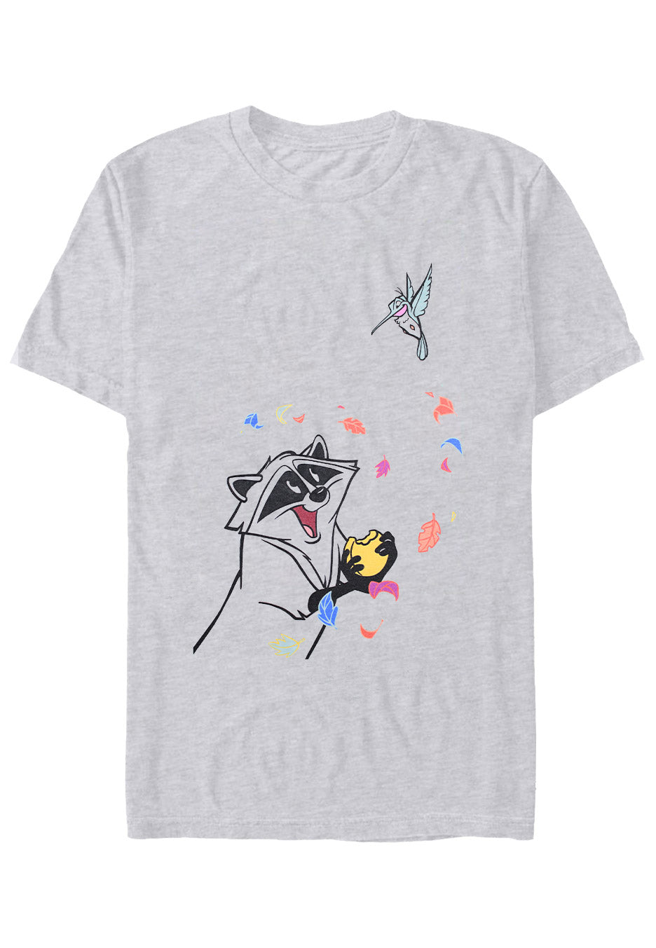 Pocahontas - Meeko and Flit Heather Grey - T-Shirt | Neutral-Image