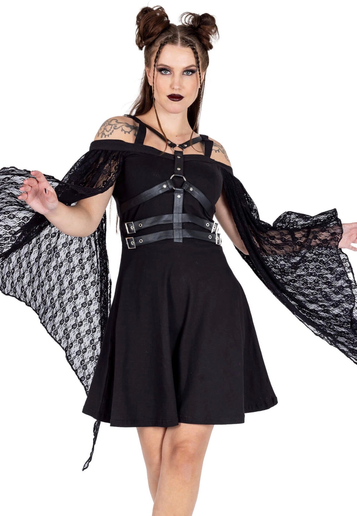Poizen Industries - Estelle Black - Dress | Women-Image