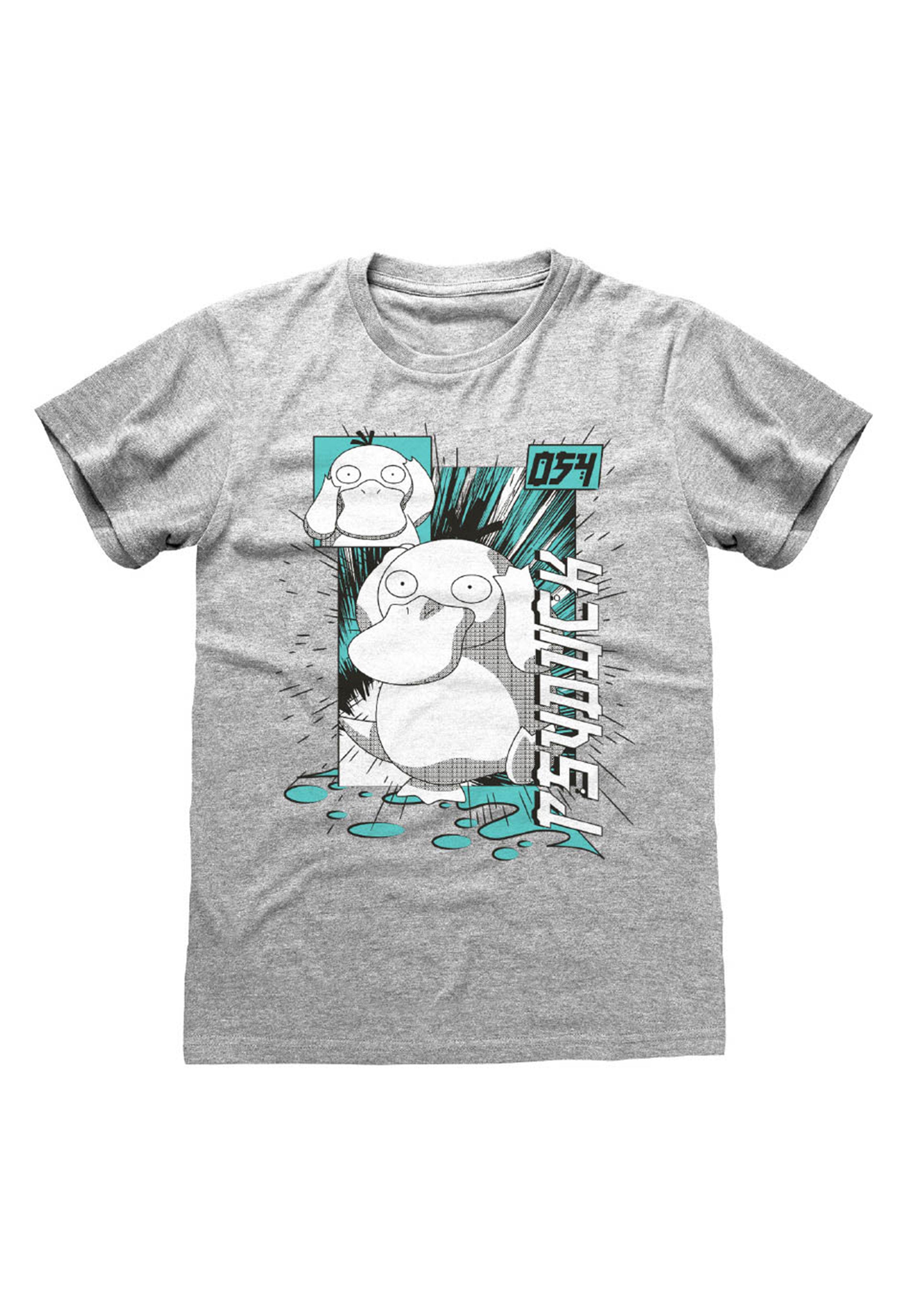 Pokémon - Psyduck Square Heather Grey - T-Shirt | Women-Image