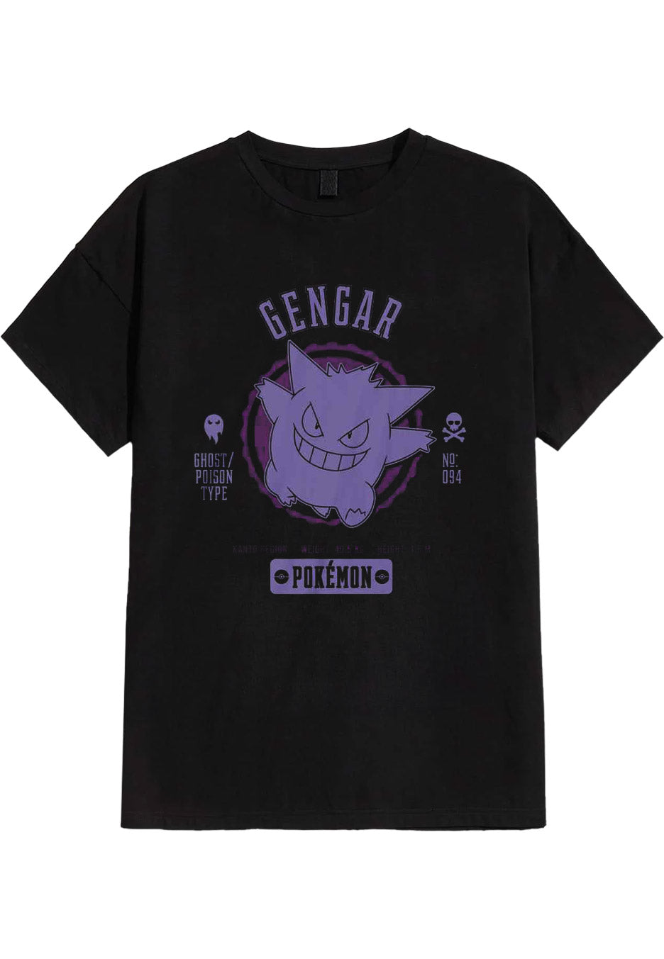 Pokémon - Collegiate Gengar - T-Shirt