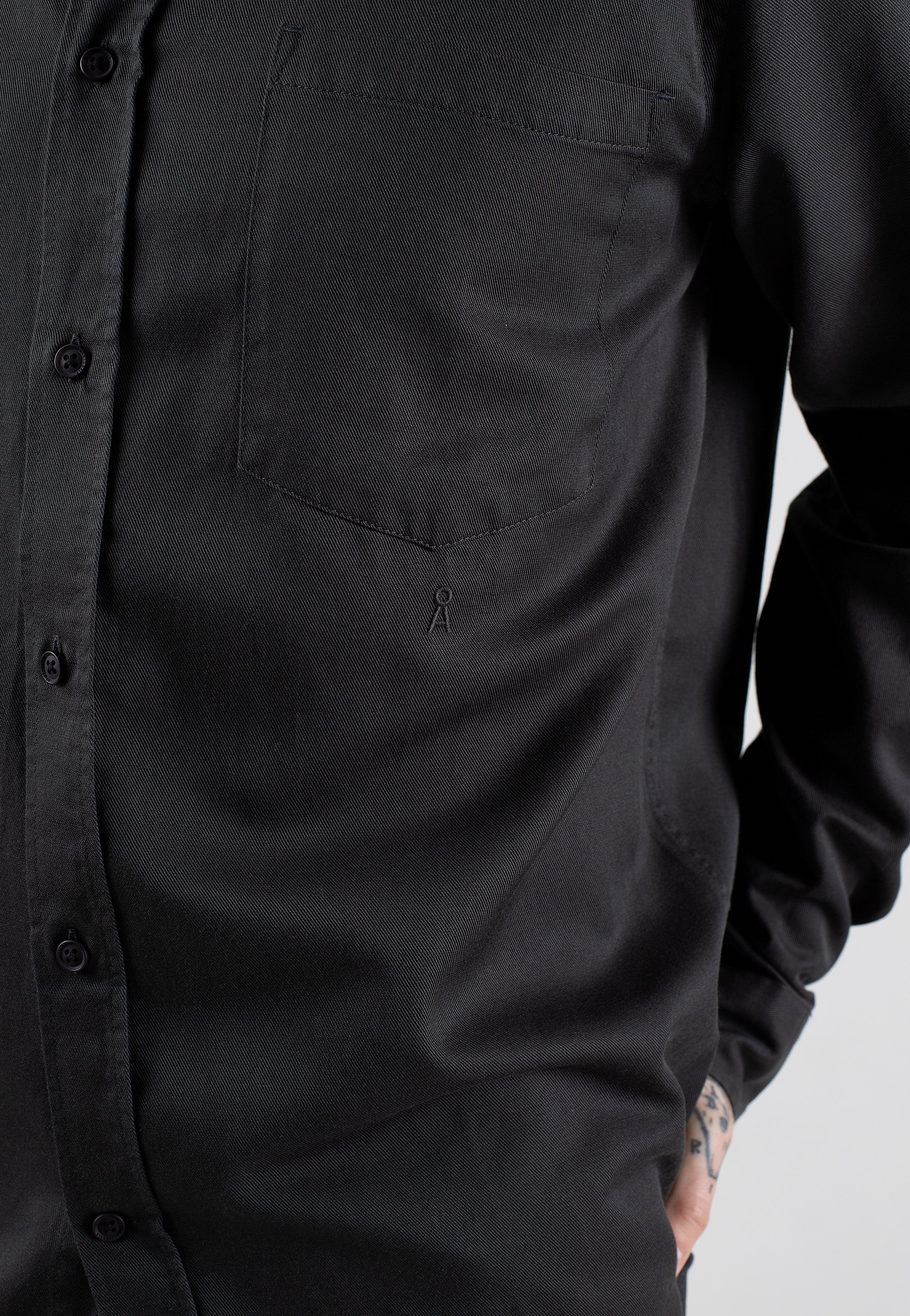 Armedangels - Skjortaas Graphite - Shirt | Men-Image