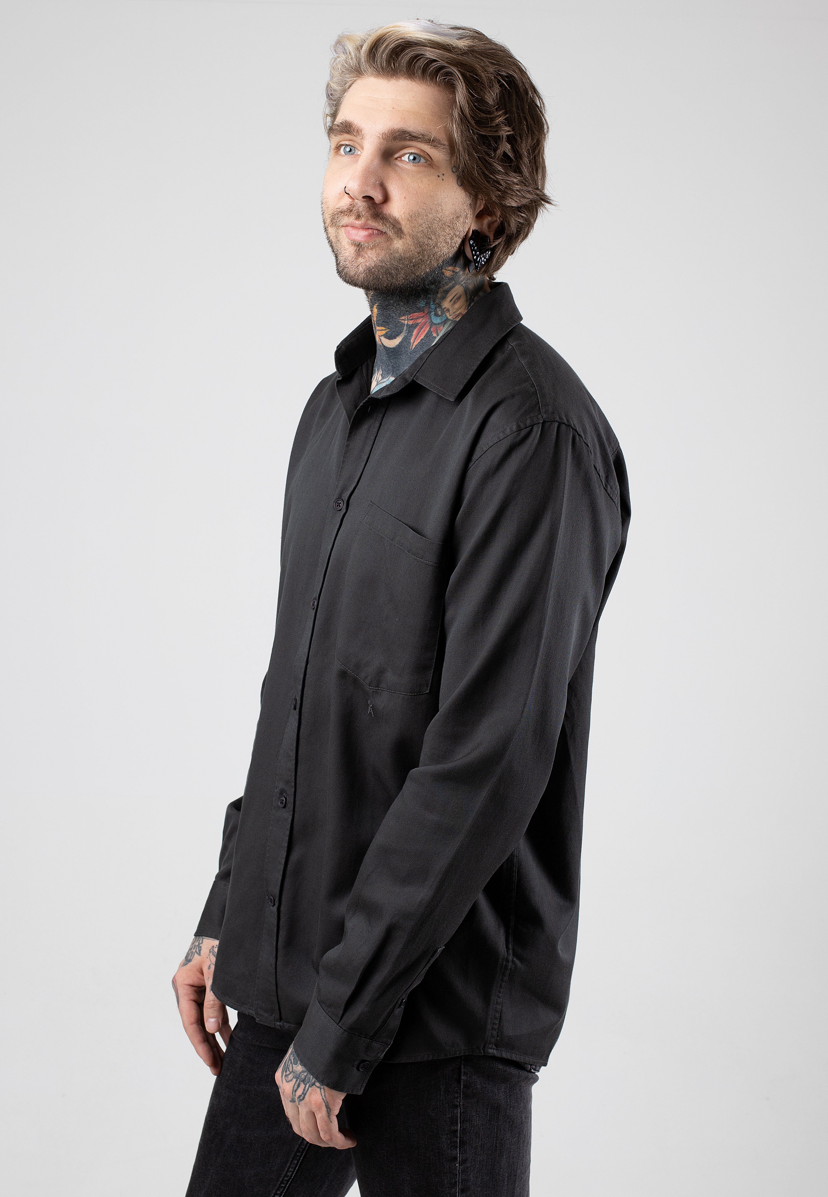 Armedangels - Skjortaas Graphite - Shirt | Men-Image