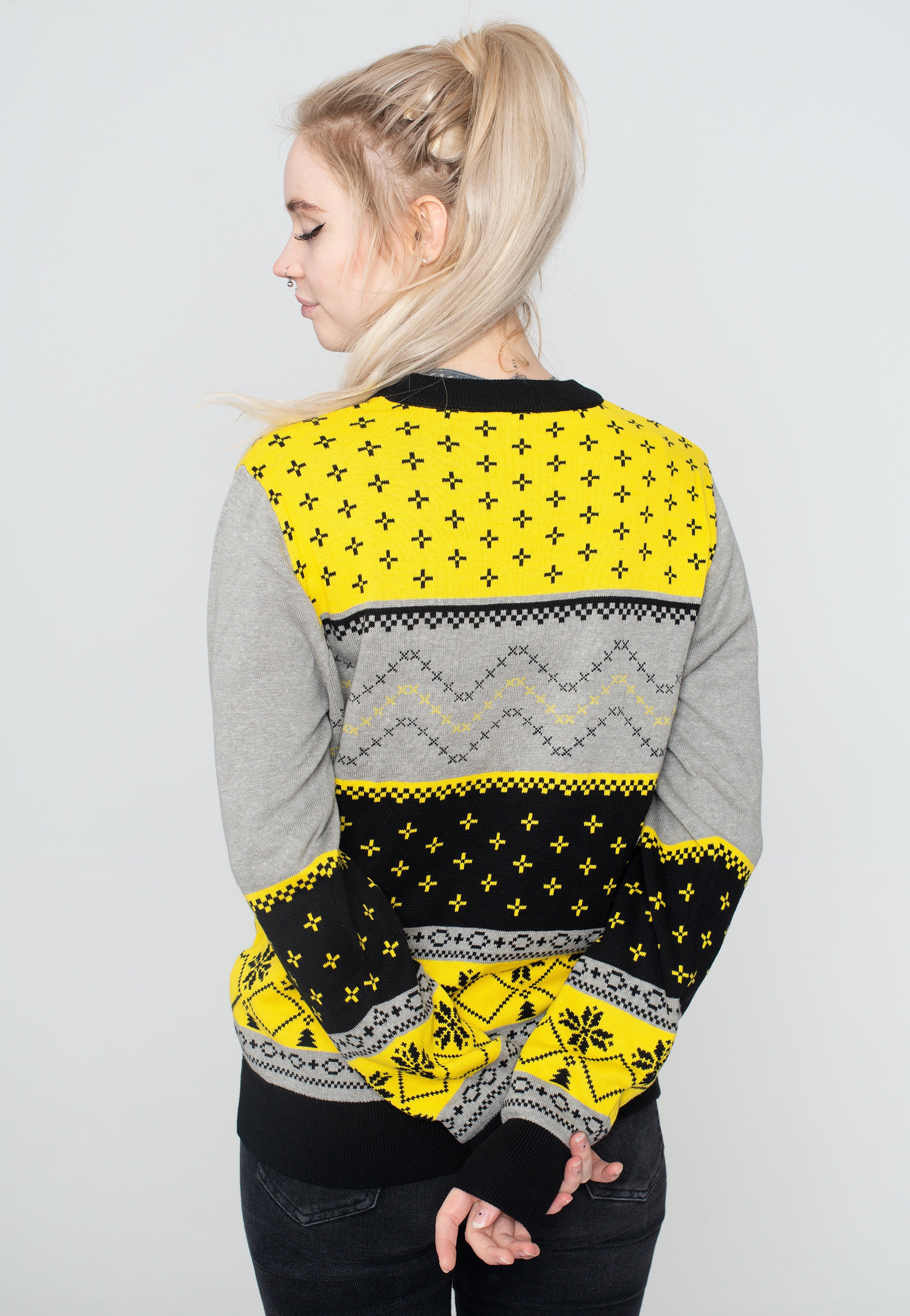 Pokémon - Pikachu Xmas Knit Yellow - Pullover | Women-Image