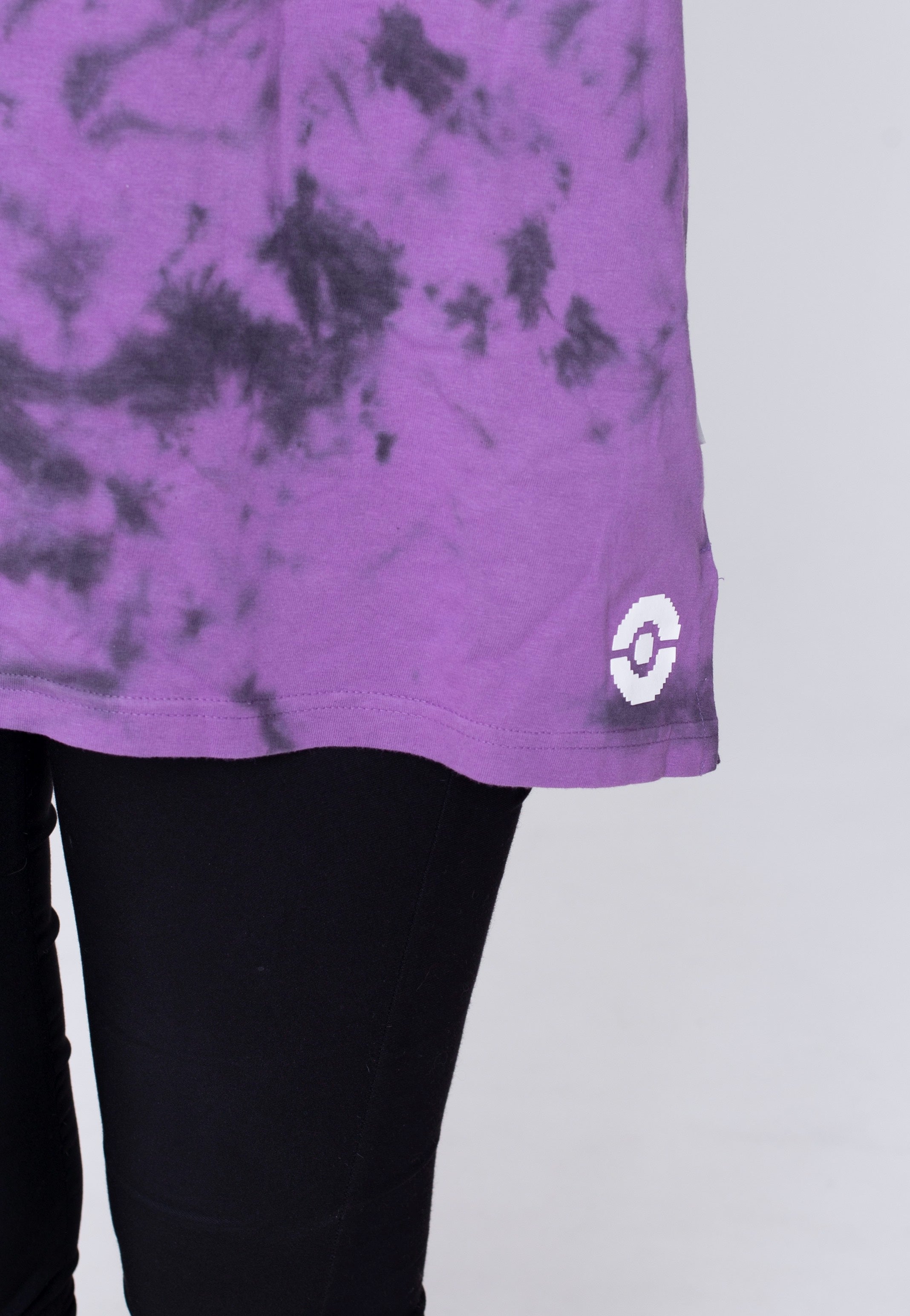 Pokémon - Ghost Tie-Dye Purple Oversized - T-Shirt | Women-Image